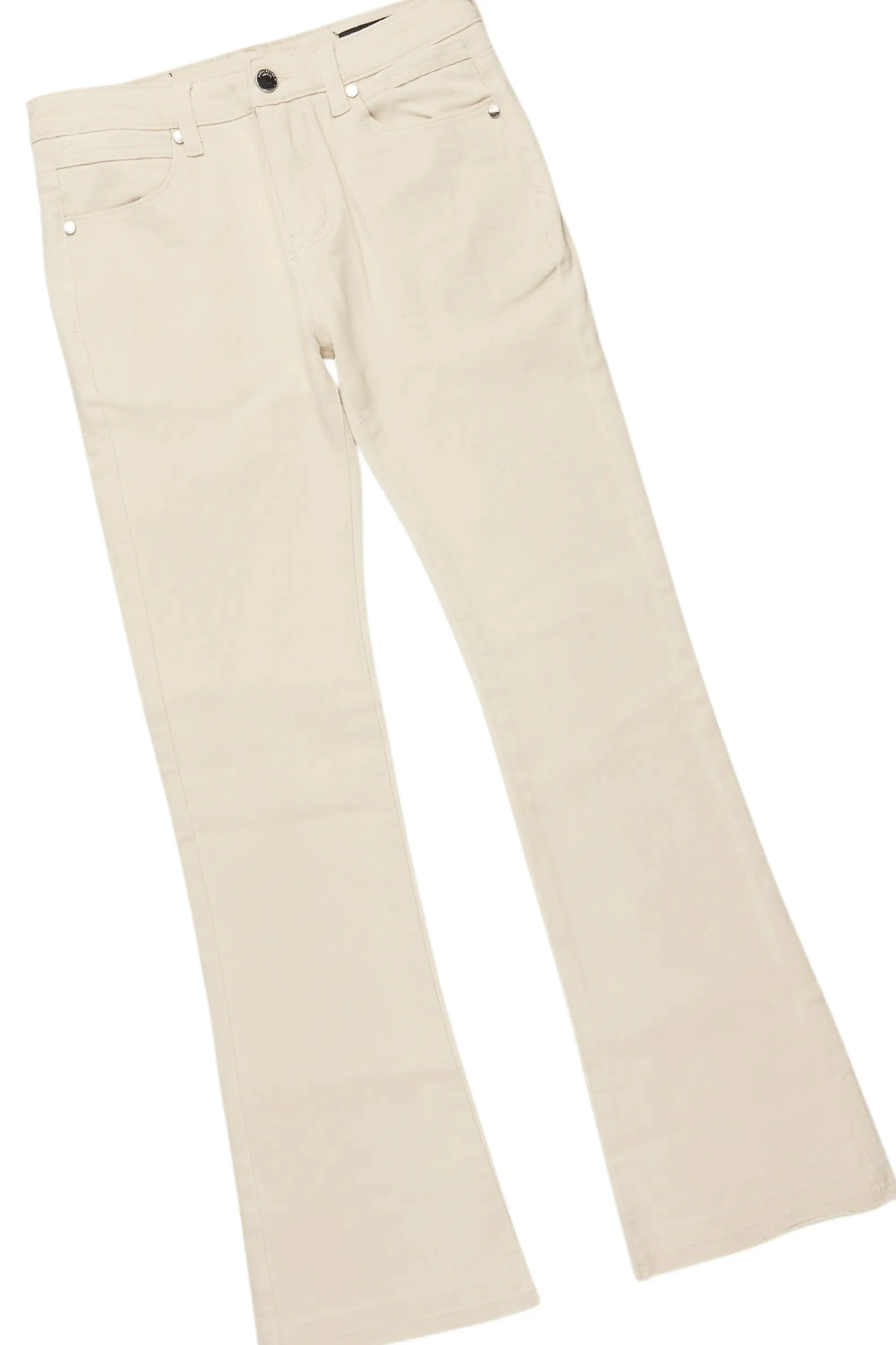 Boys Sana Vintage Sand/Beige T-Shirt/Dag Stacked Flare Jean Set sold by Rockstar Original product image thumbnail 3