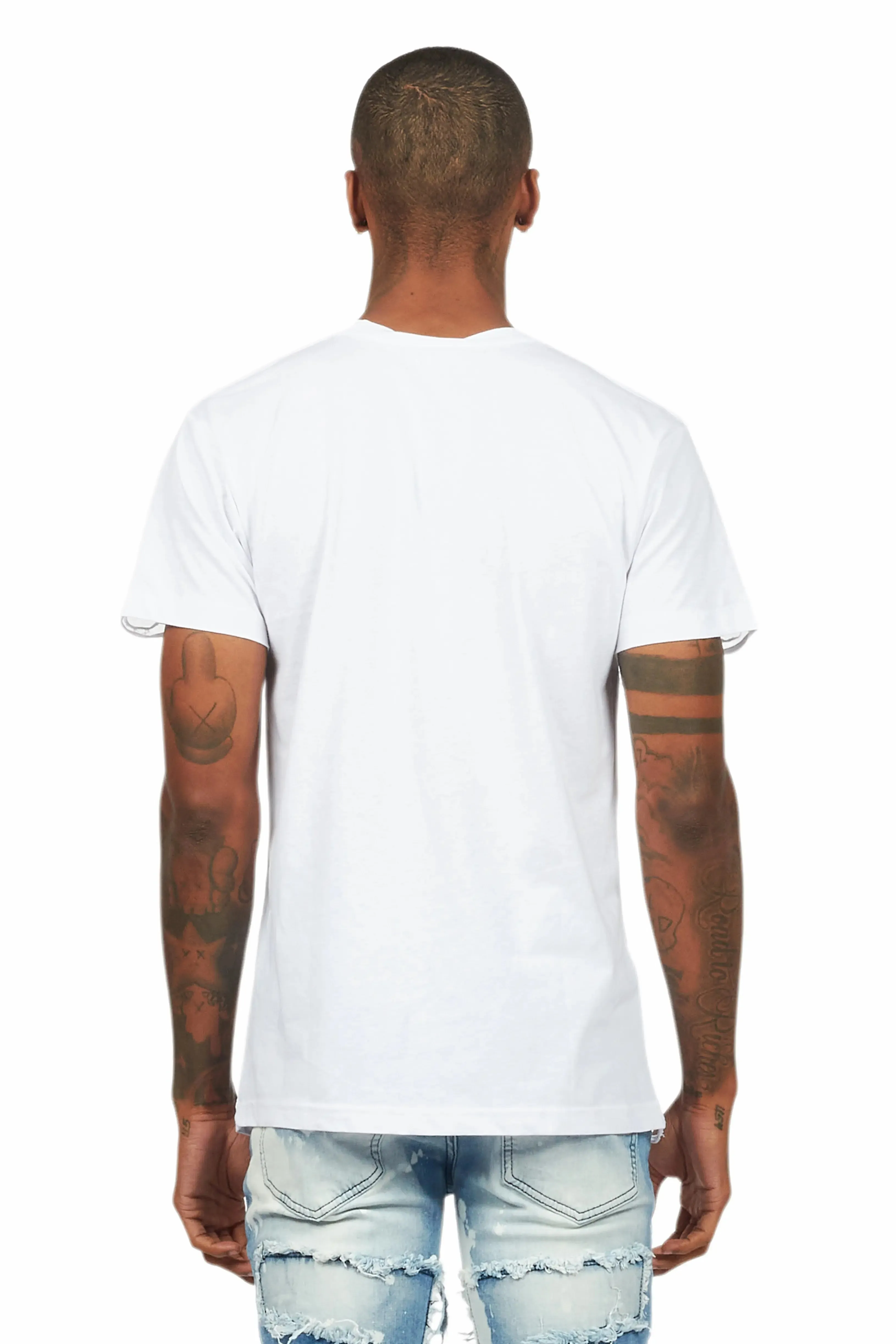 RSO Racing Club White Graphic T-Shirt sold by Rockstar Original product image thumbnail 4