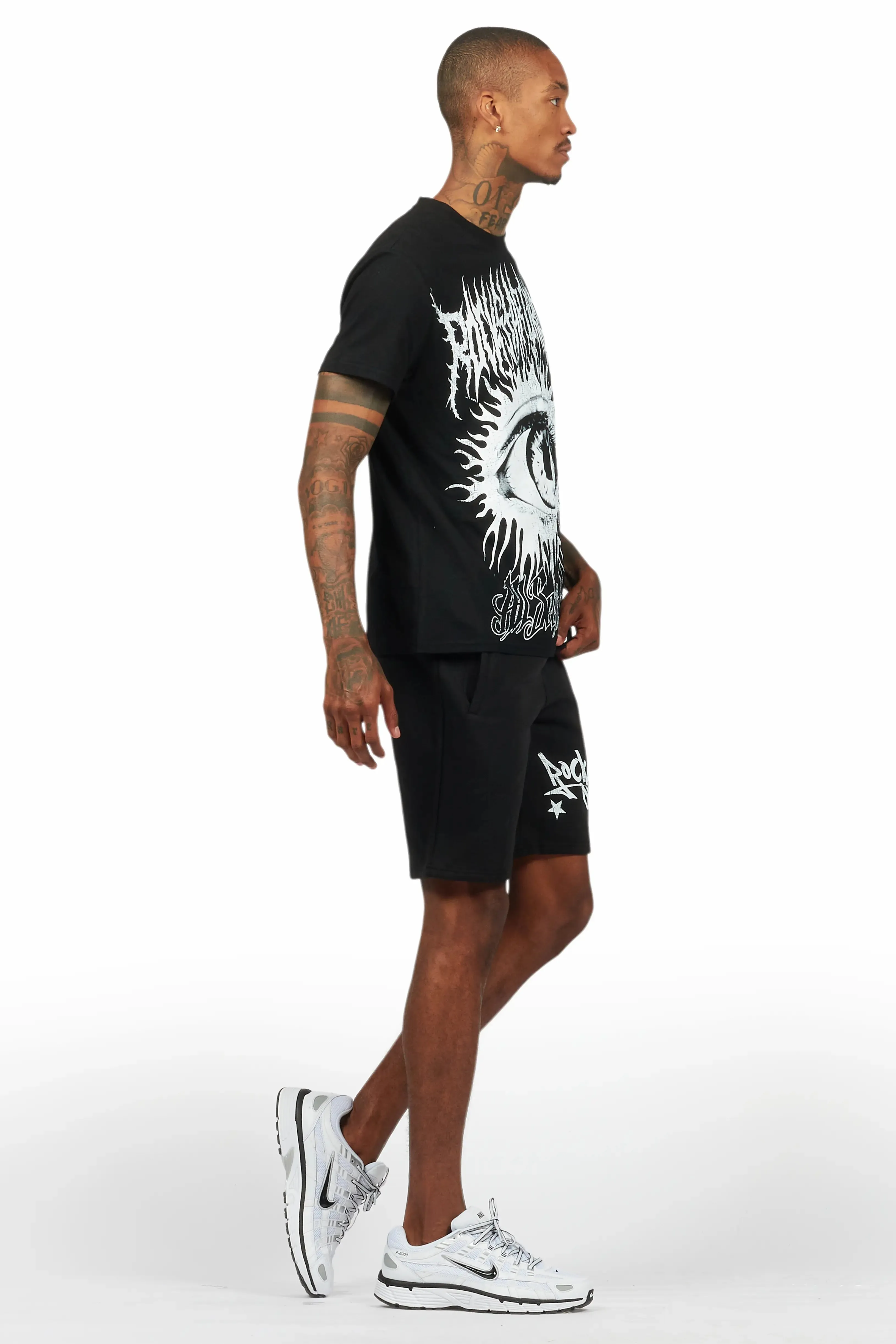 All Seeing Eyes Black Short Set sold by Rockstar Original product image thumbnail 3