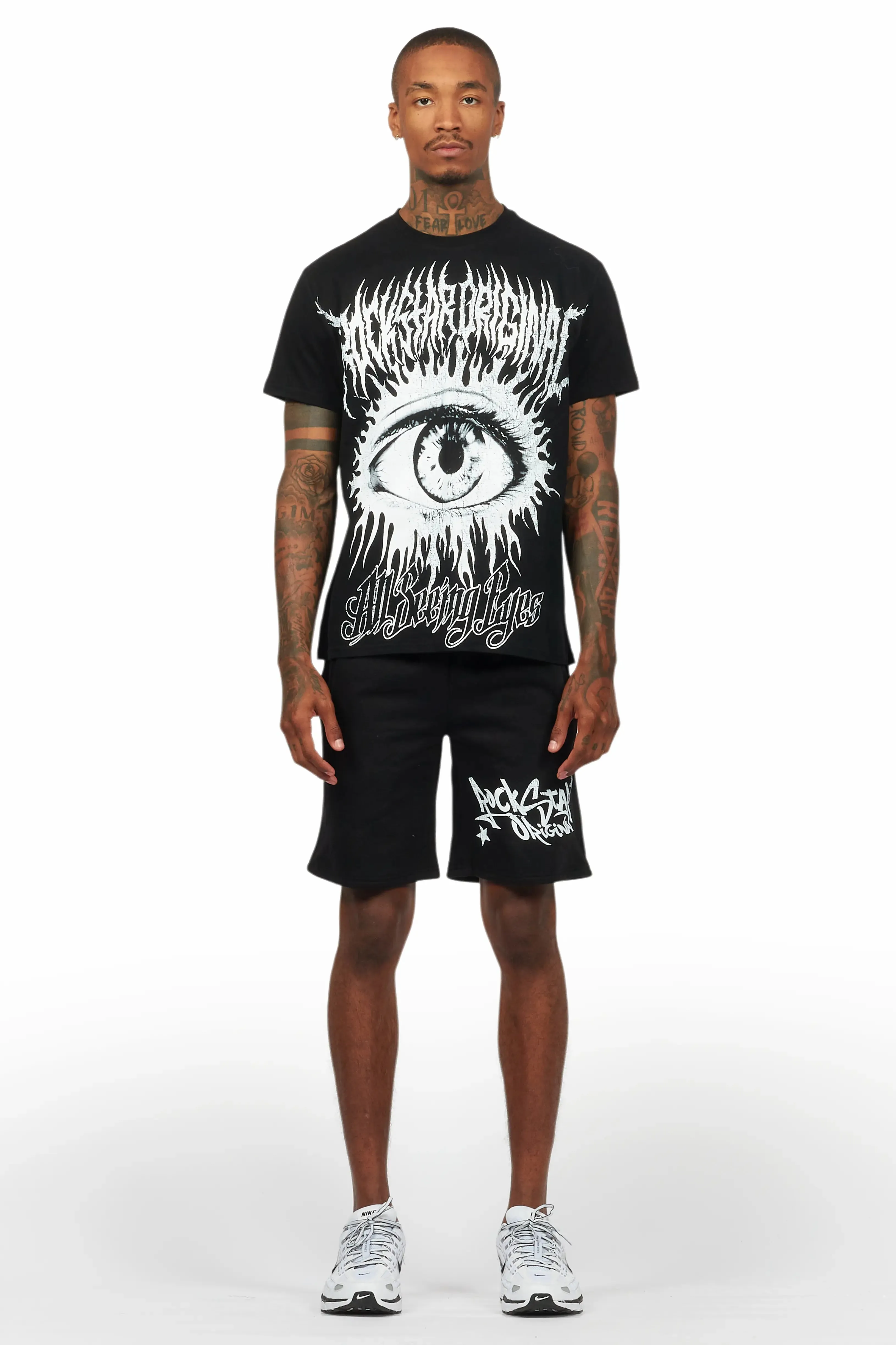 All Seeing Eyes Black Short Set sold by Rockstar Original product image thumbnail 2