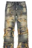 Boys Vasco Tint Dark Wash Blue Stacked Flare Jean sold by Rockstar Original