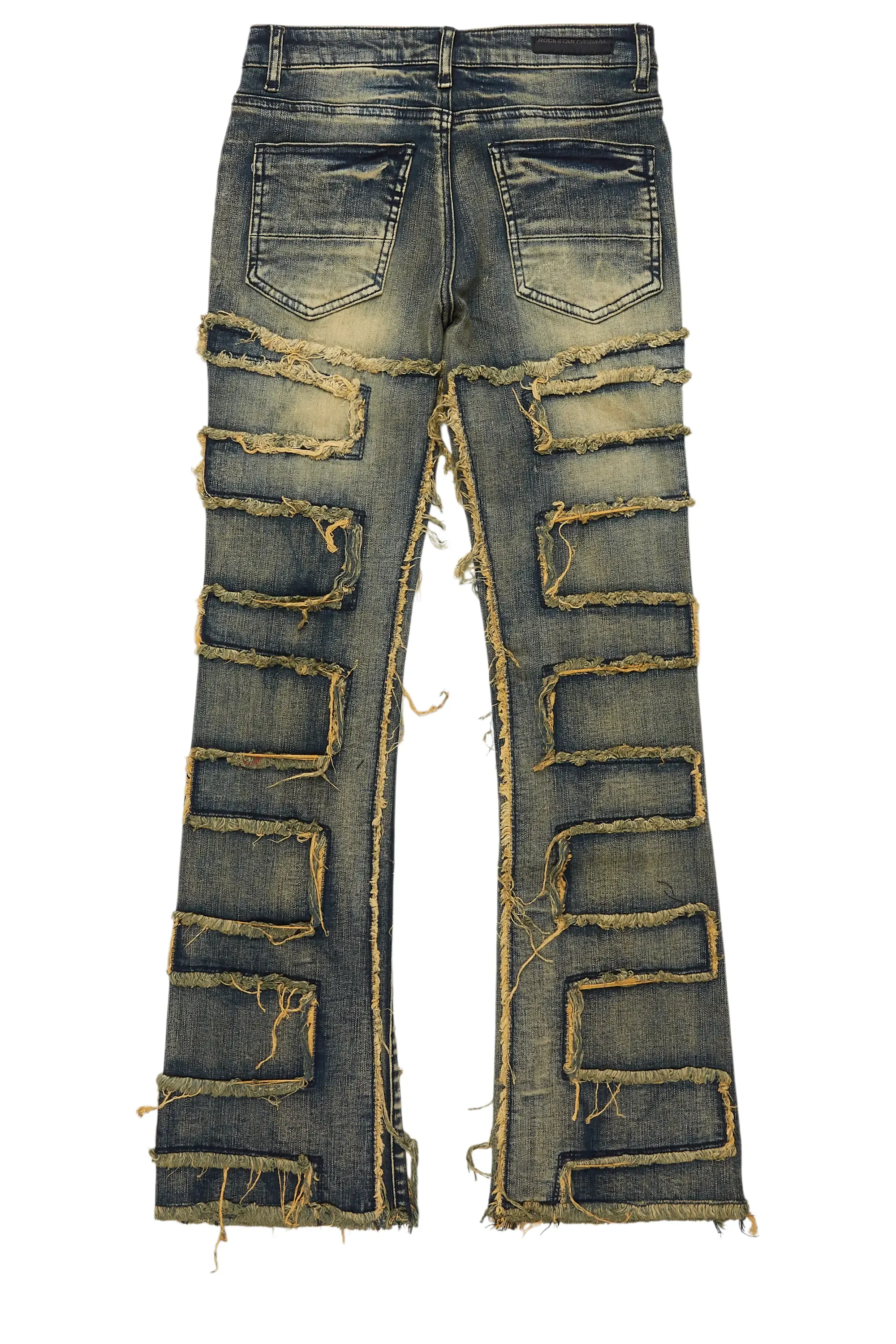 Boys Shake Tint Slim Stacked Flare Jean sold by Rockstar Original product image thumbnail 3