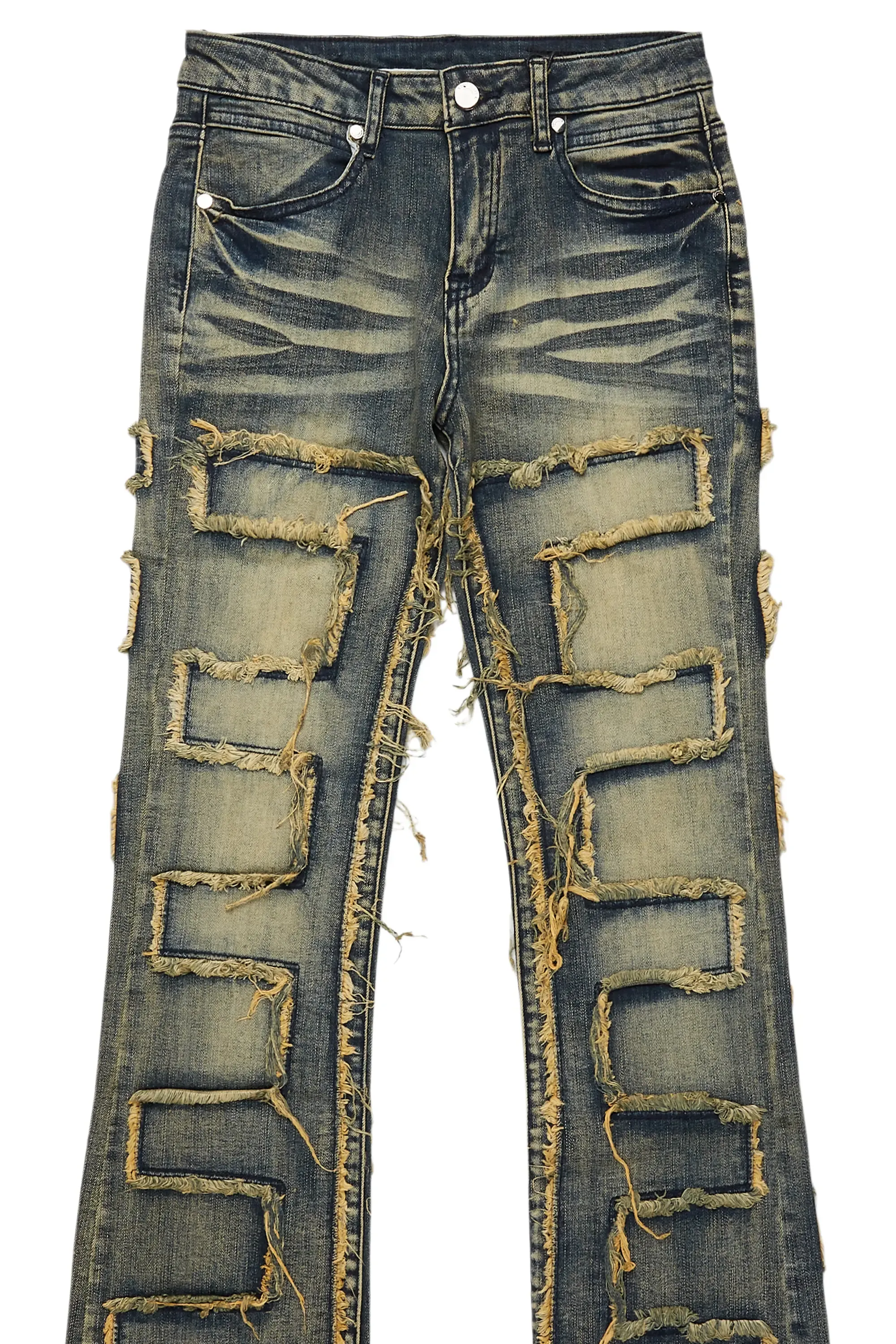 Boys Shake Tint Slim Stacked Flare Jean sold by Rockstar Original product image thumbnail 2