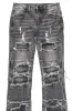 Boys Vasco Grey Stacked Flare Jean sold by Rockstar Original
