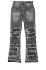 Boys Vasco Grey Stacked Flare Jean sold by Rockstar Original