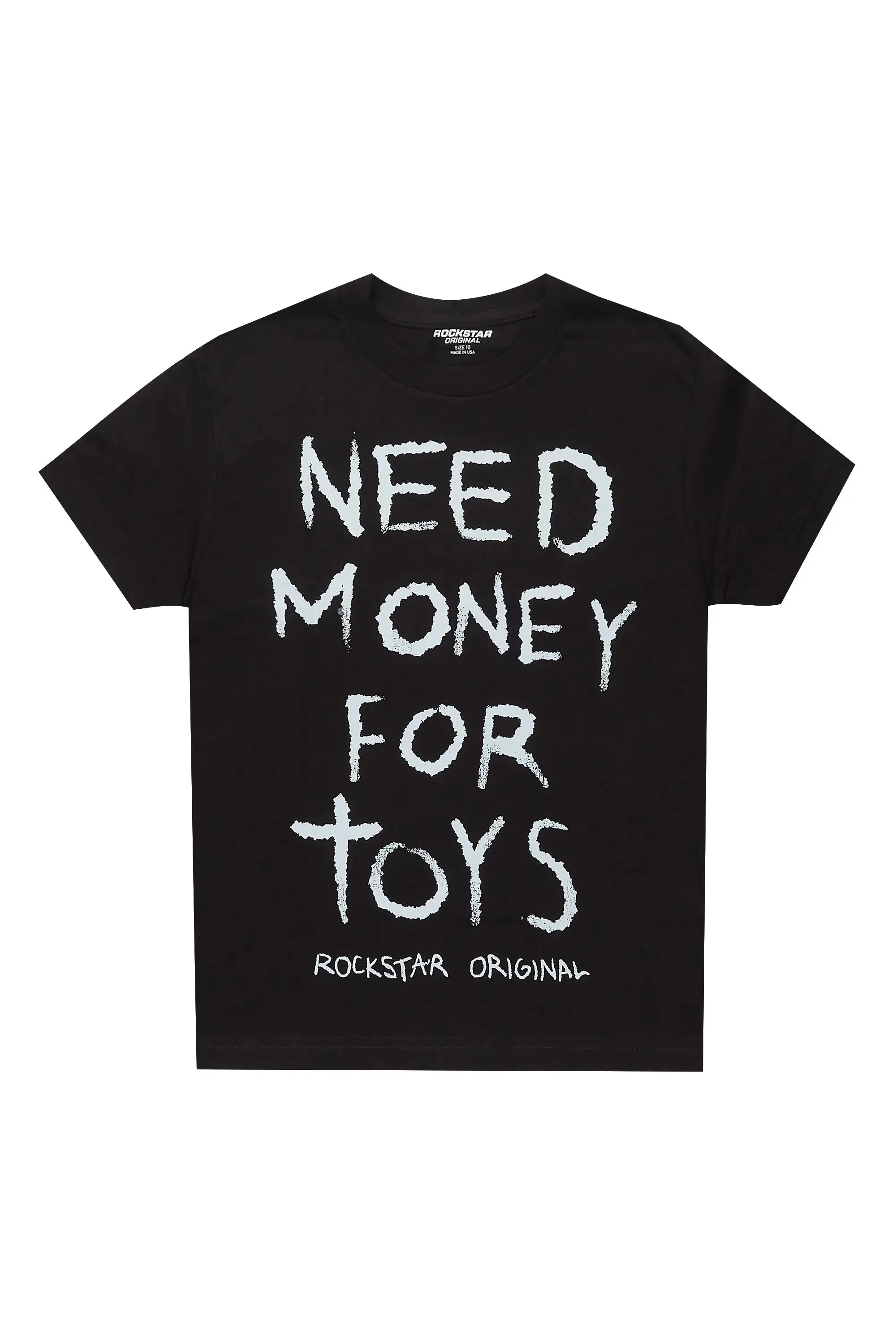 Boys M4Toys Black Graphic T-Shirt sold by Rockstar Original