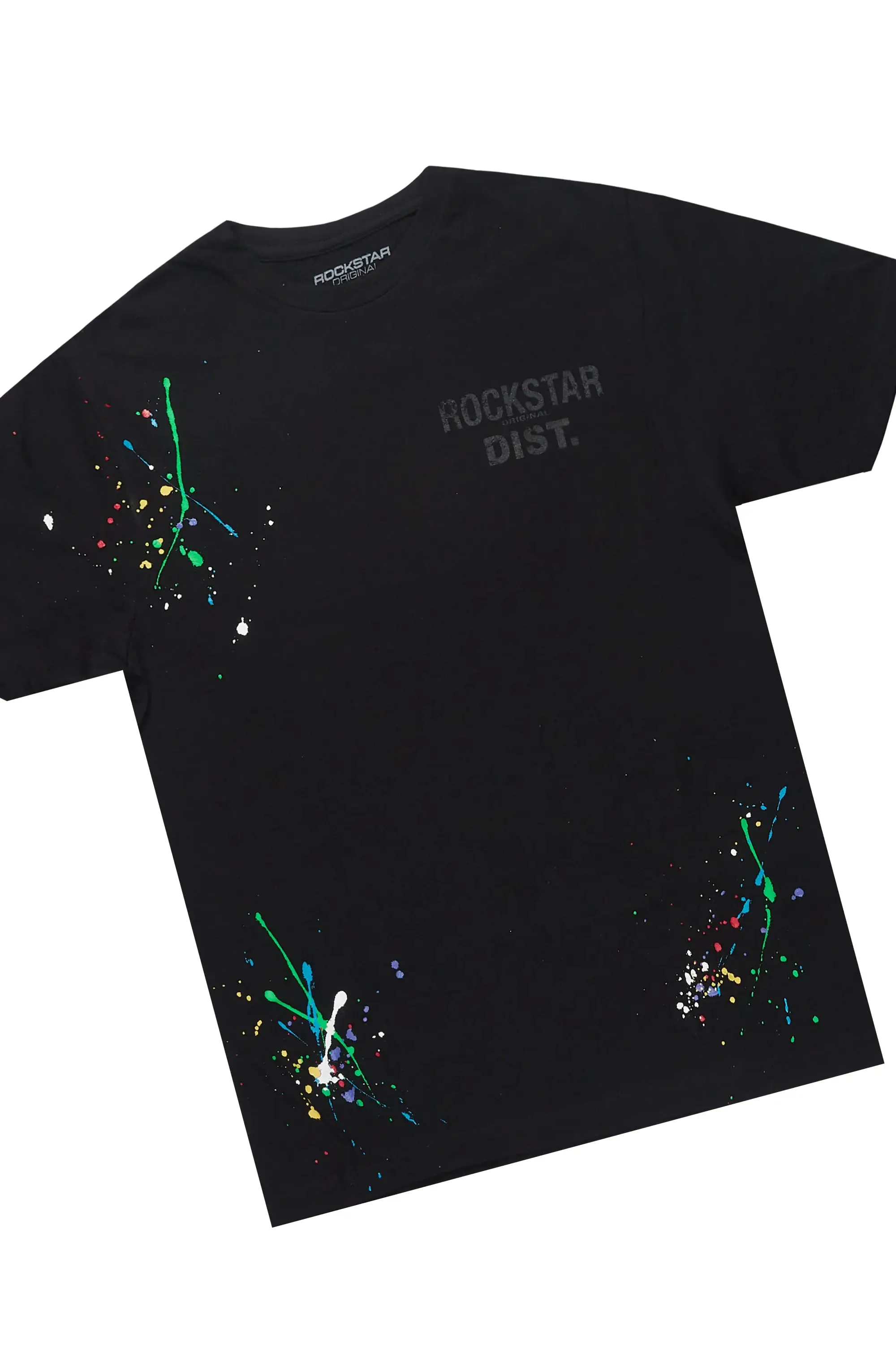 Oriel Black T-Shirt/Stacked Flare Jean Set sold by Rockstar Original product image thumbnail 2