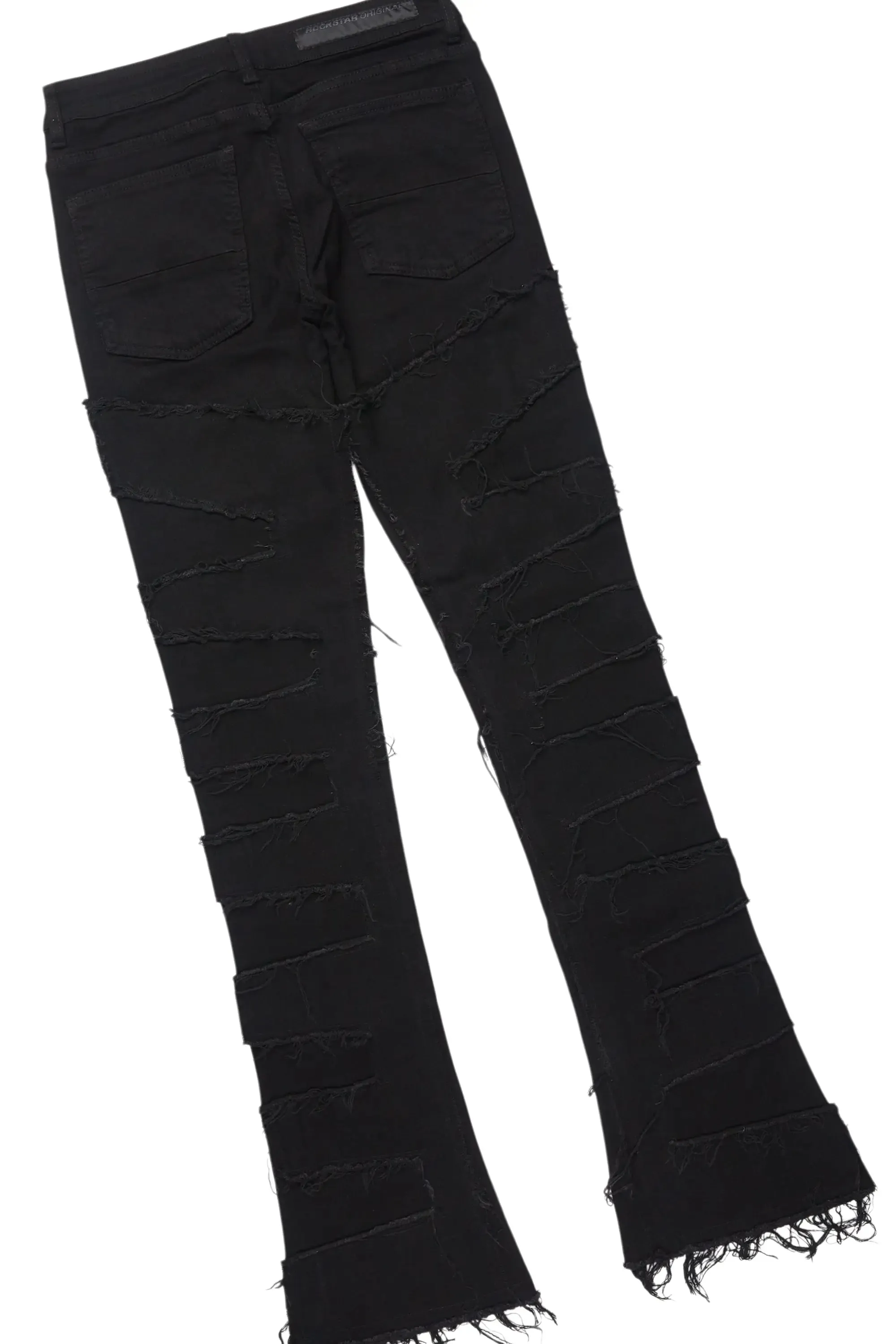 Oriel Black T-Shirt/Stacked Flare Jean Set sold by Rockstar Original product image thumbnail 5