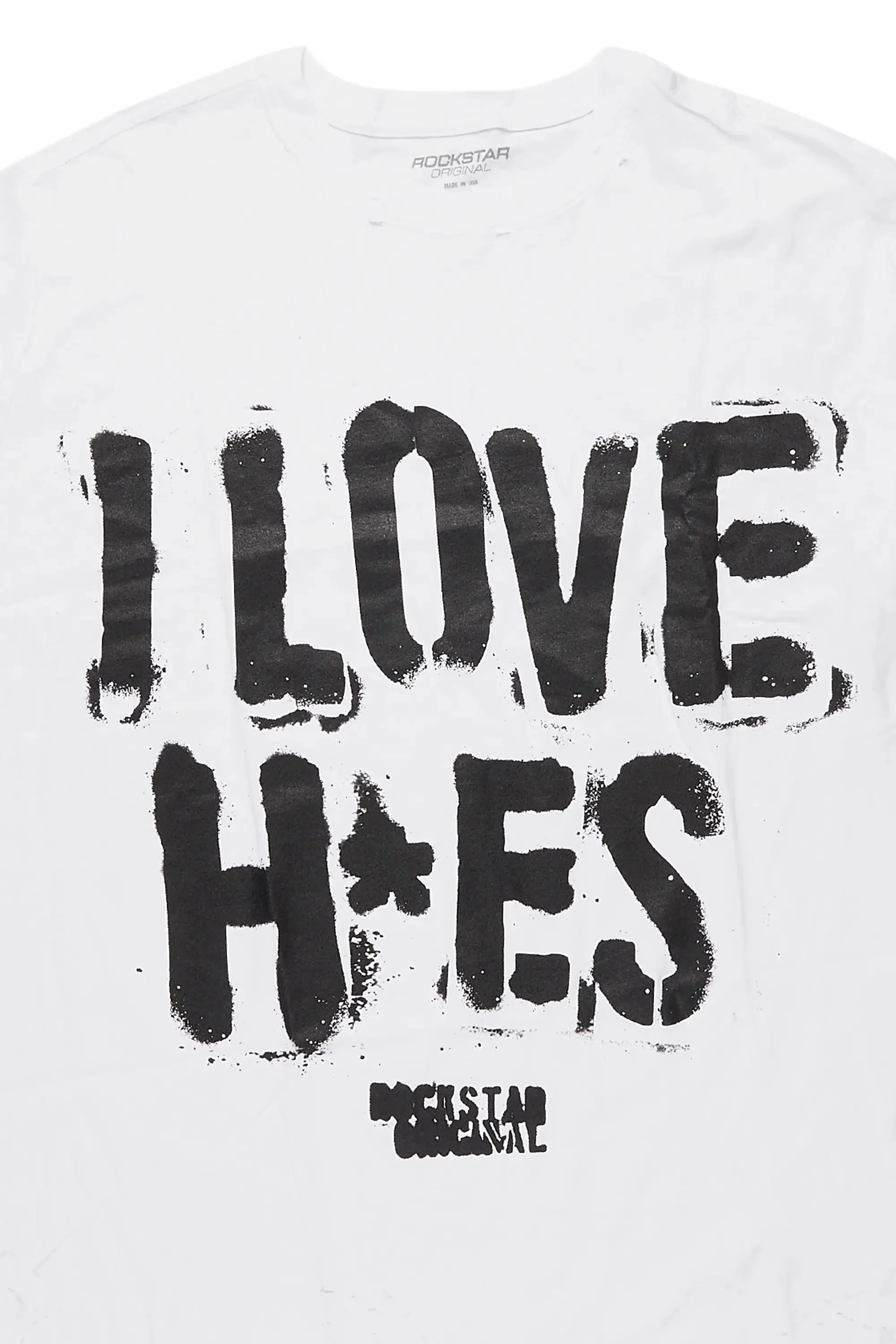 Banyan White Graphic Muscle T-Shirt sold by Rockstar Original product image thumbnail 2