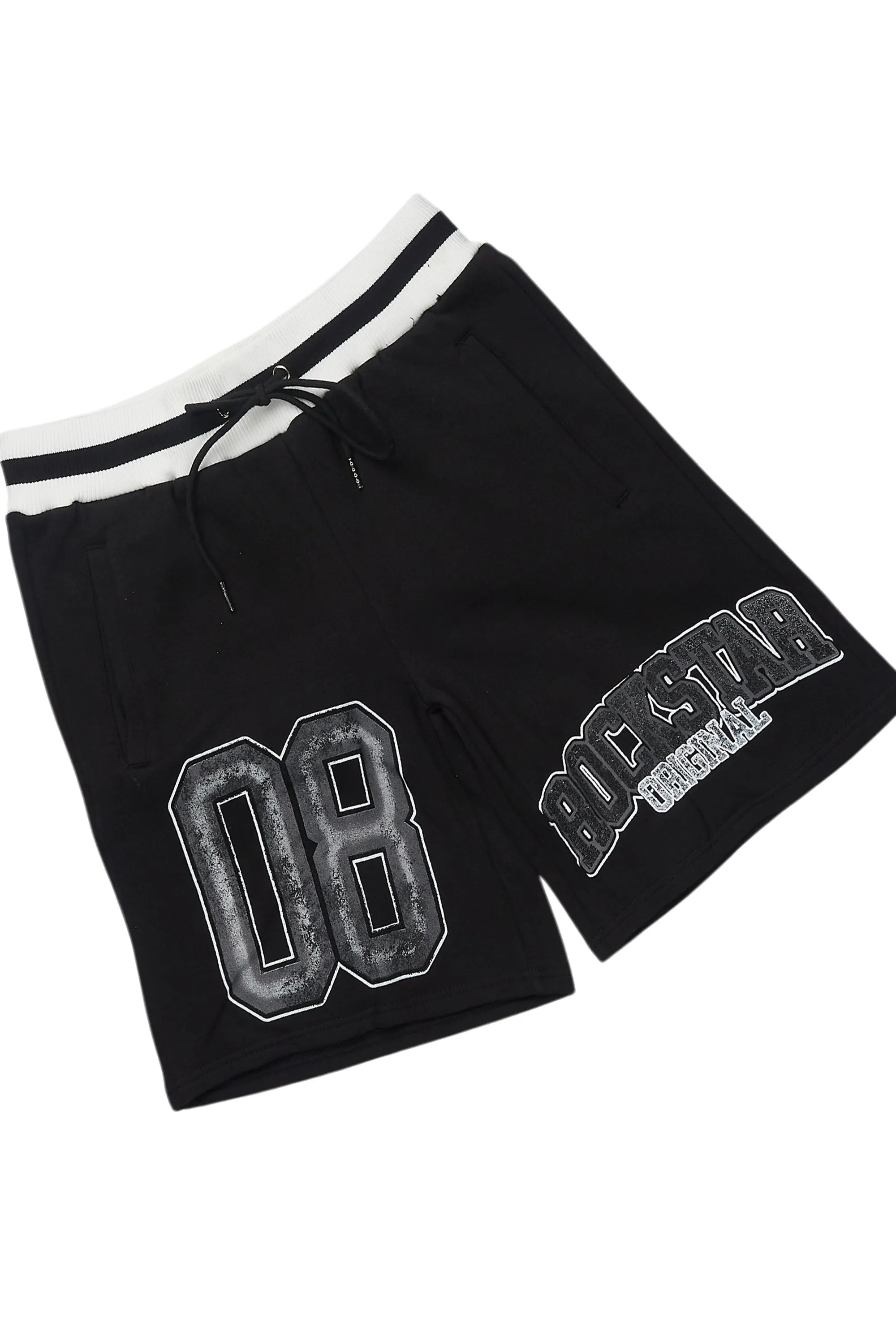 Fields Black/Grey T-Shirt Short Set sold by Rockstar Original product image thumbnail 4