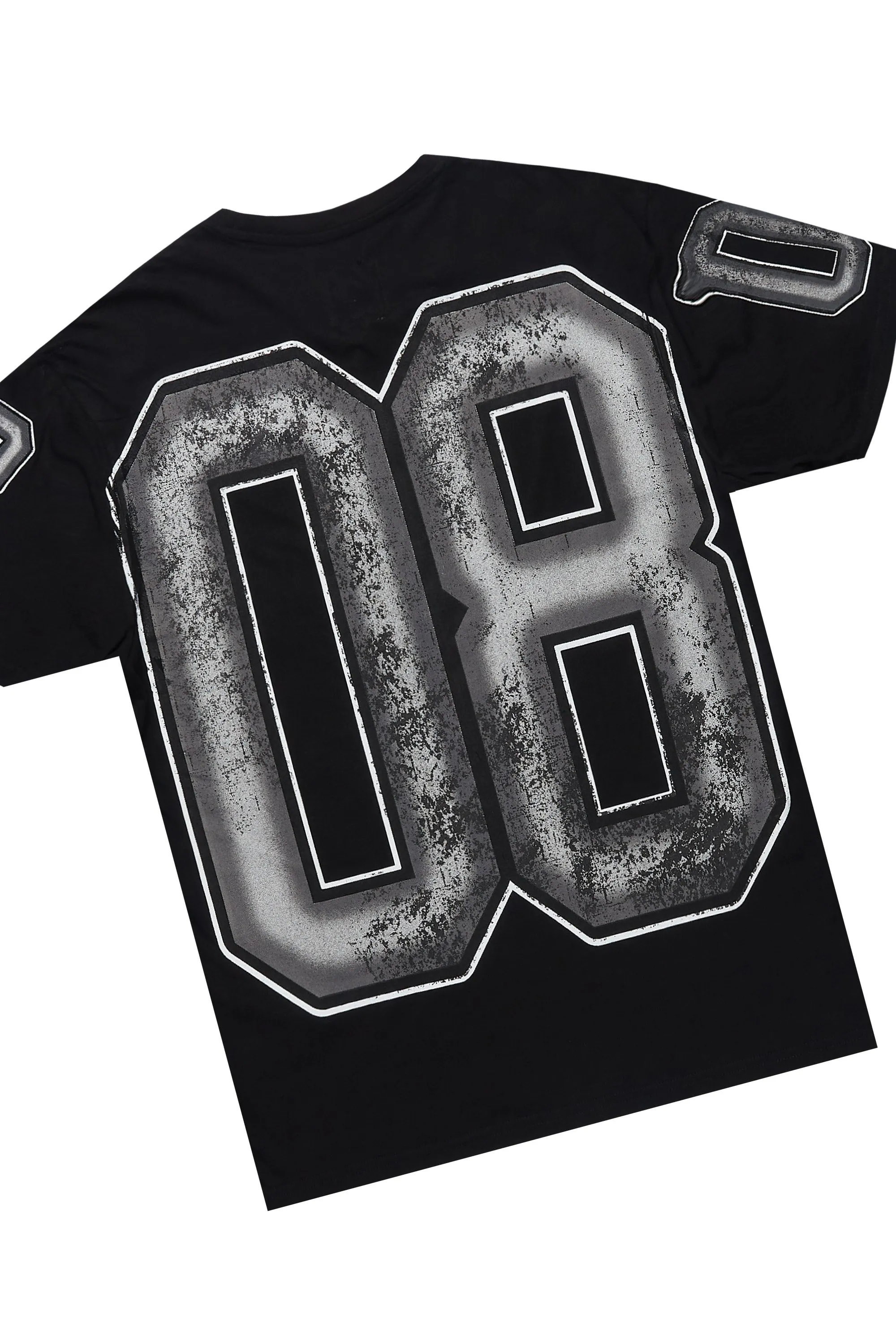 Fields Black/Grey T-Shirt Short Set sold by Rockstar Original product image thumbnail 3