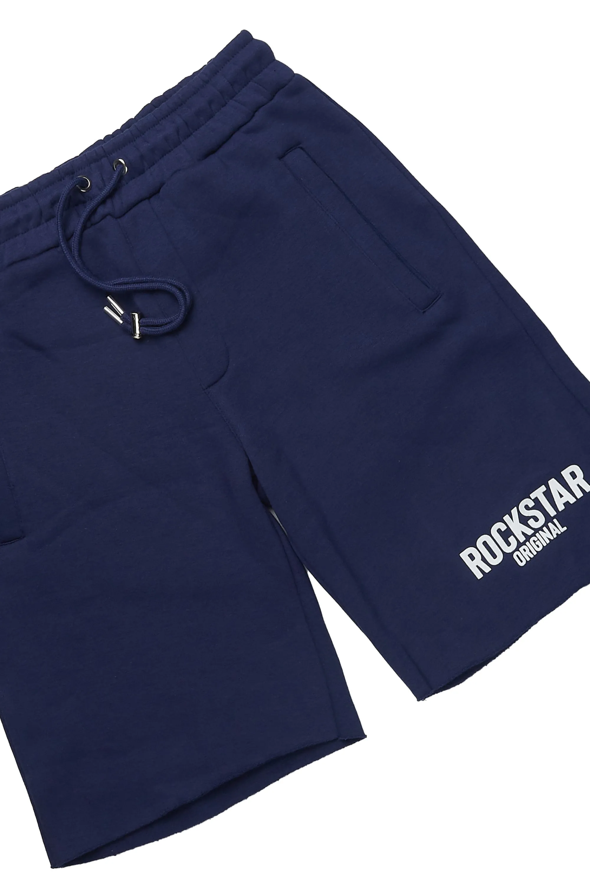 Sana Navy T-Shirt/Raw Edge Short Set sold by Rockstar Original product image thumbnail 4
