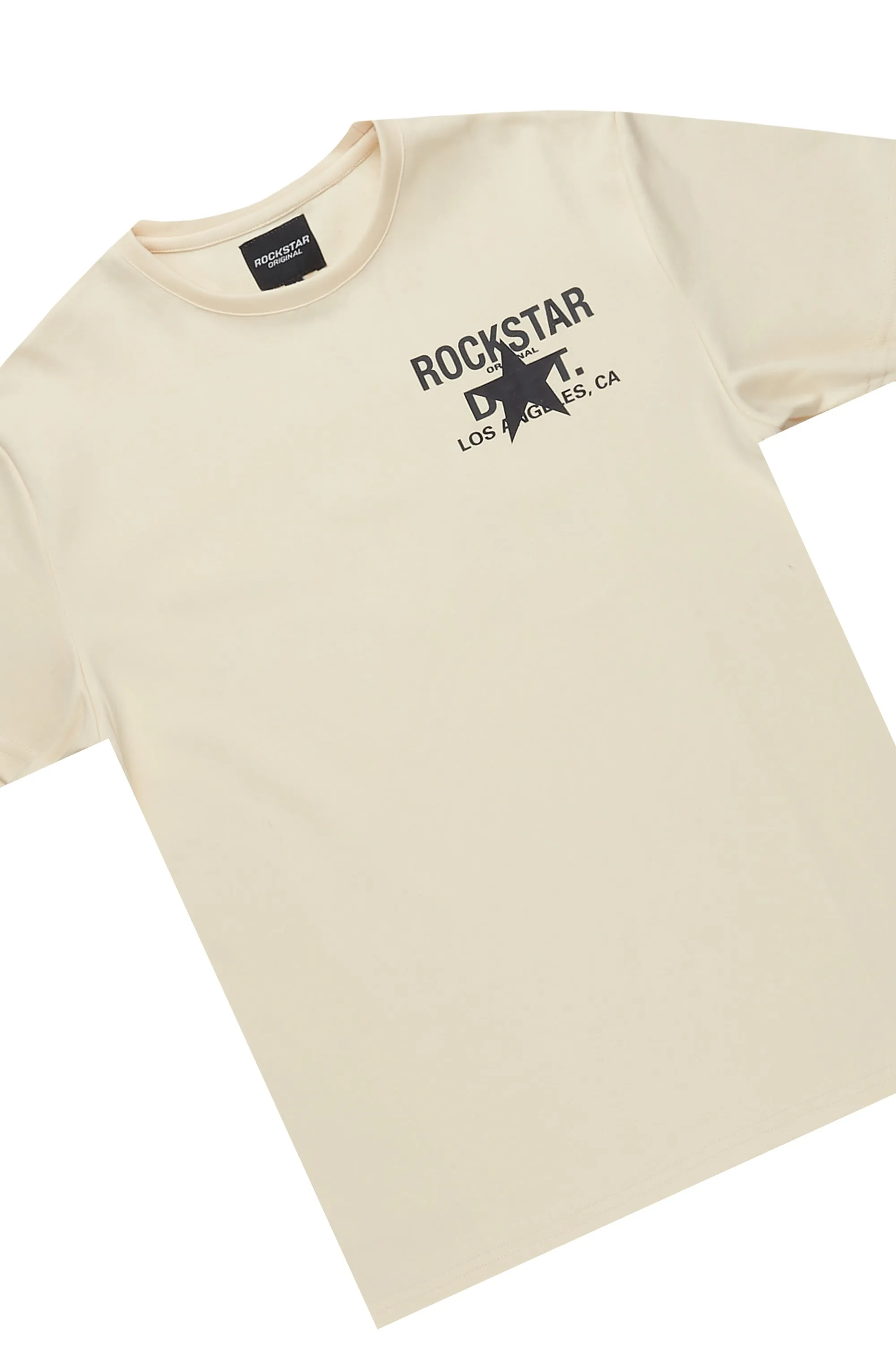 Lake Beige Graphic T-Shirt/Short Set sold by Rockstar Original product image thumbnail 3