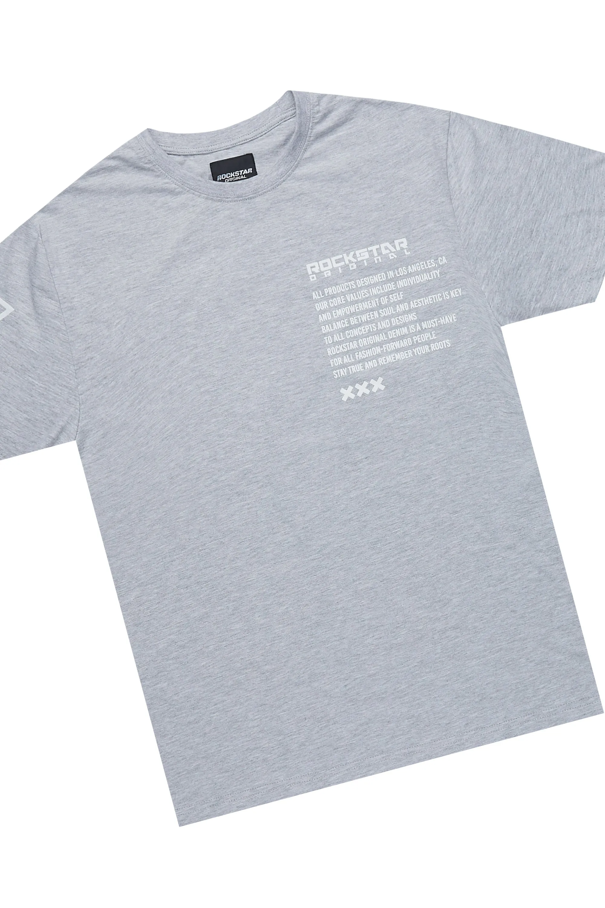 Jash Heather Grey Short Set sold by Rockstar Original product image thumbnail 2