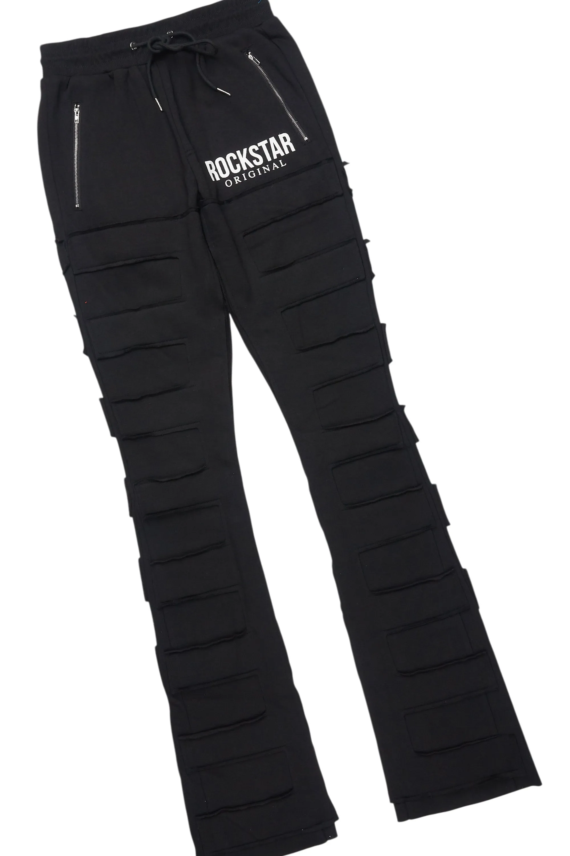 Emilio Black T-Shirt/Stacked Flare Track Set sold by Rockstar Original product image thumbnail 3