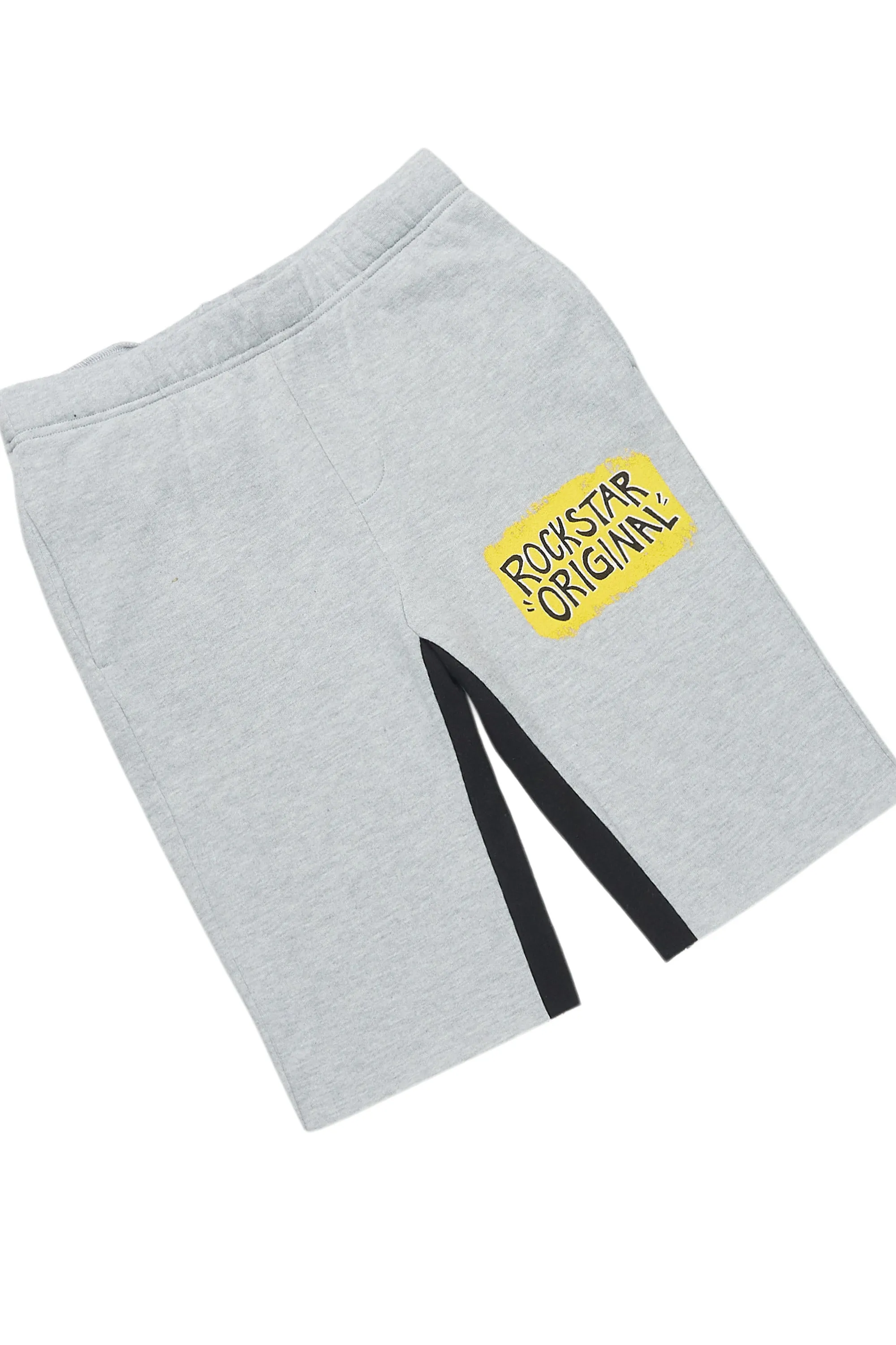 Boys Beno Black/Grey T-Shirt/Short Set sold by Rockstar Original product image thumbnail 3