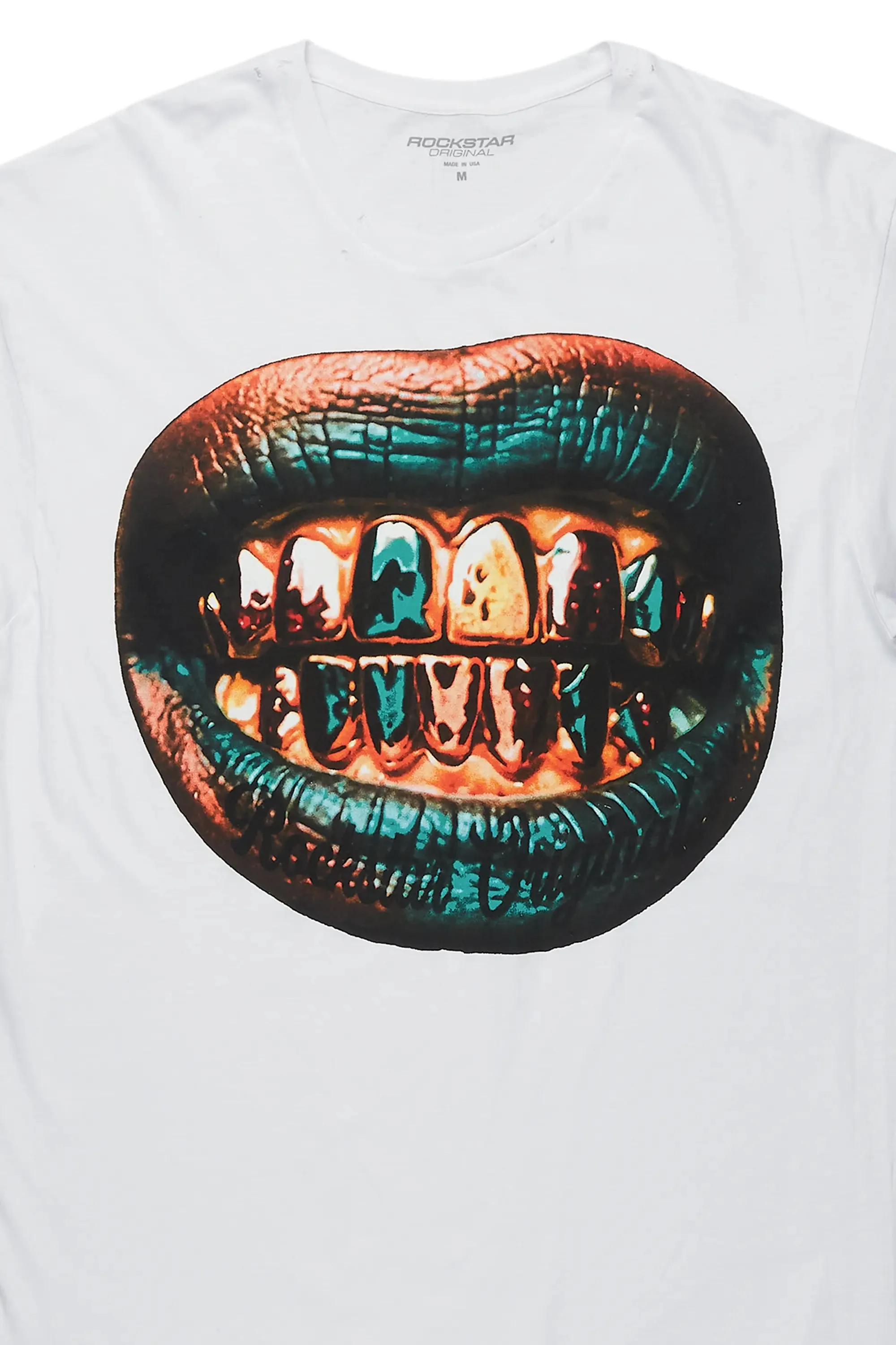 Darce White Oversized T-Shirt sold by Rockstar Original product image thumbnail 2