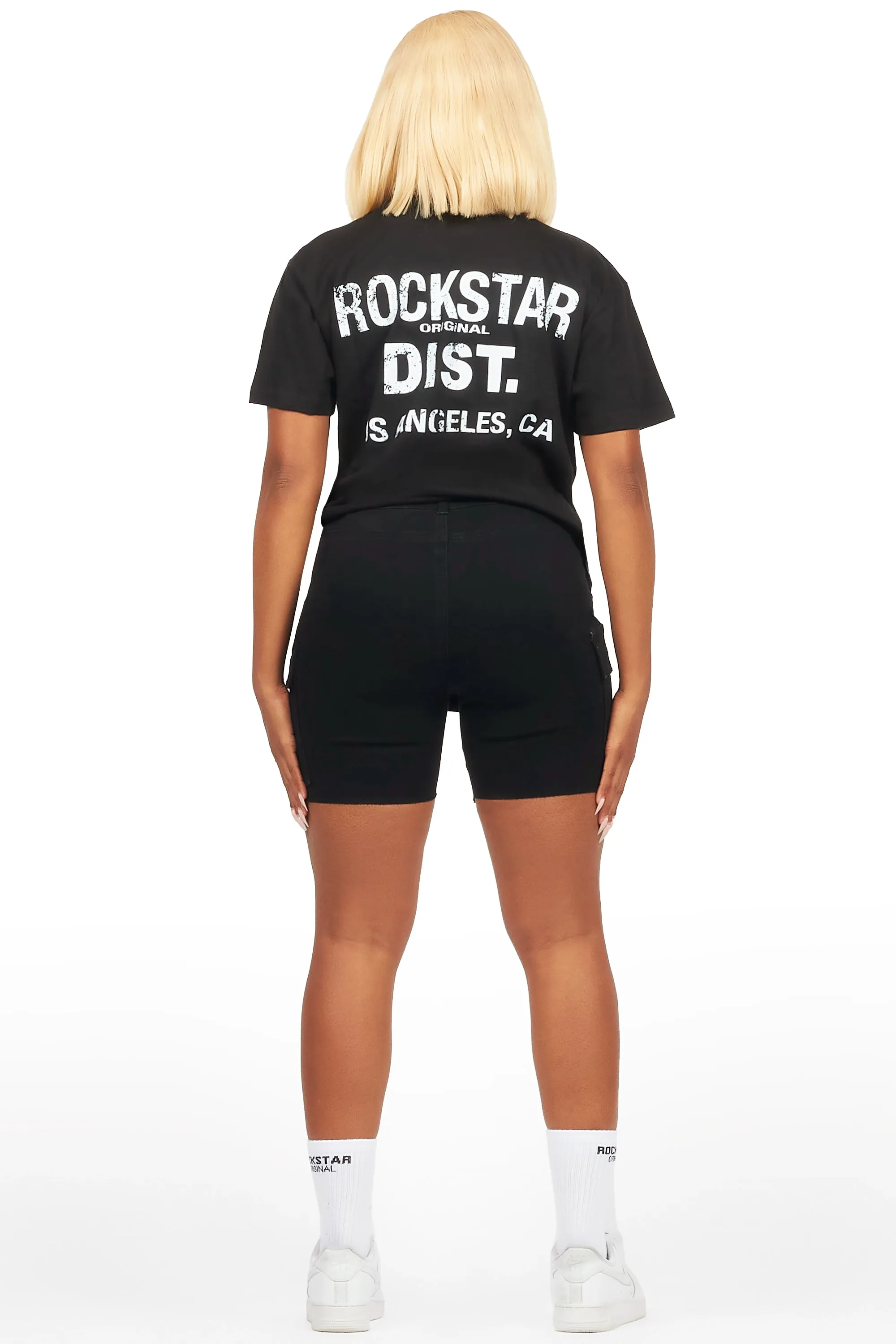 Jakeyia Black Denim Short Set sold by Rockstar Original product image thumbnail 5