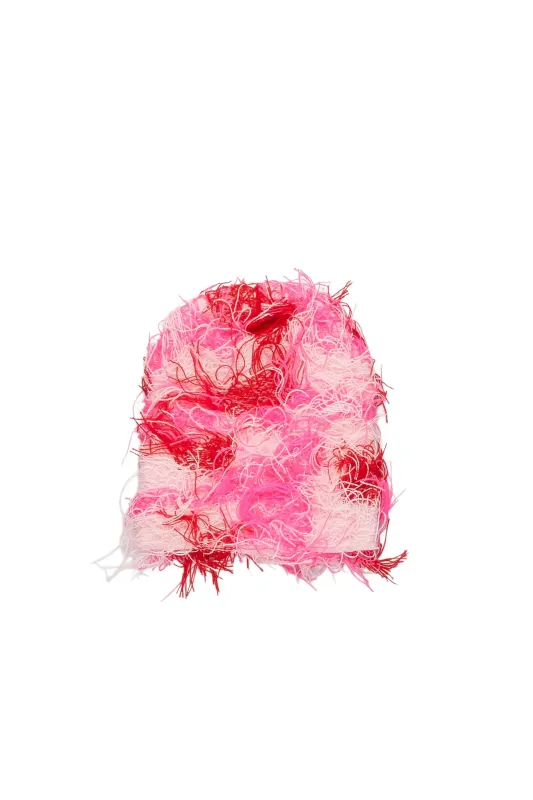 Girls Iris Pink Fuzzy Beanie sold by Rockstar Original