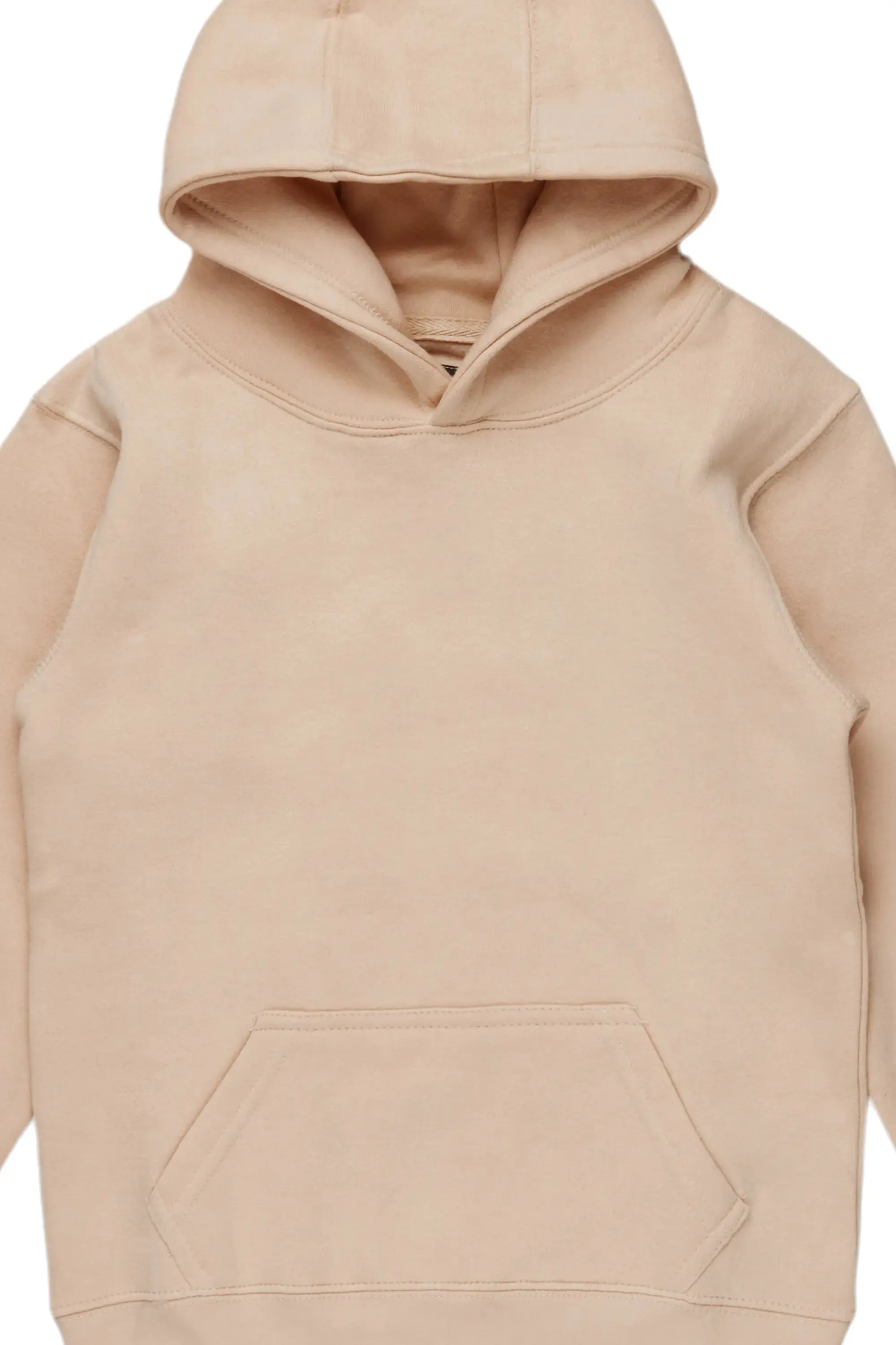 Boys Vintage Beige Basic Hoodie sold by Rockstar Original product image thumbnail 2