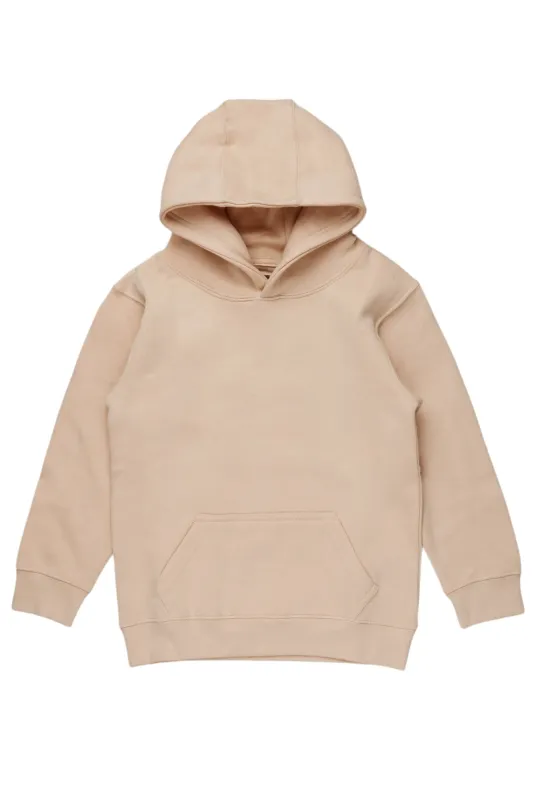 Boys Vintage Beige Basic Hoodie sold by Rockstar Original