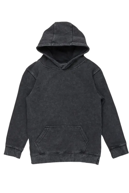 Boys Vintage Black Basic Hoodie sold by Rockstar Original