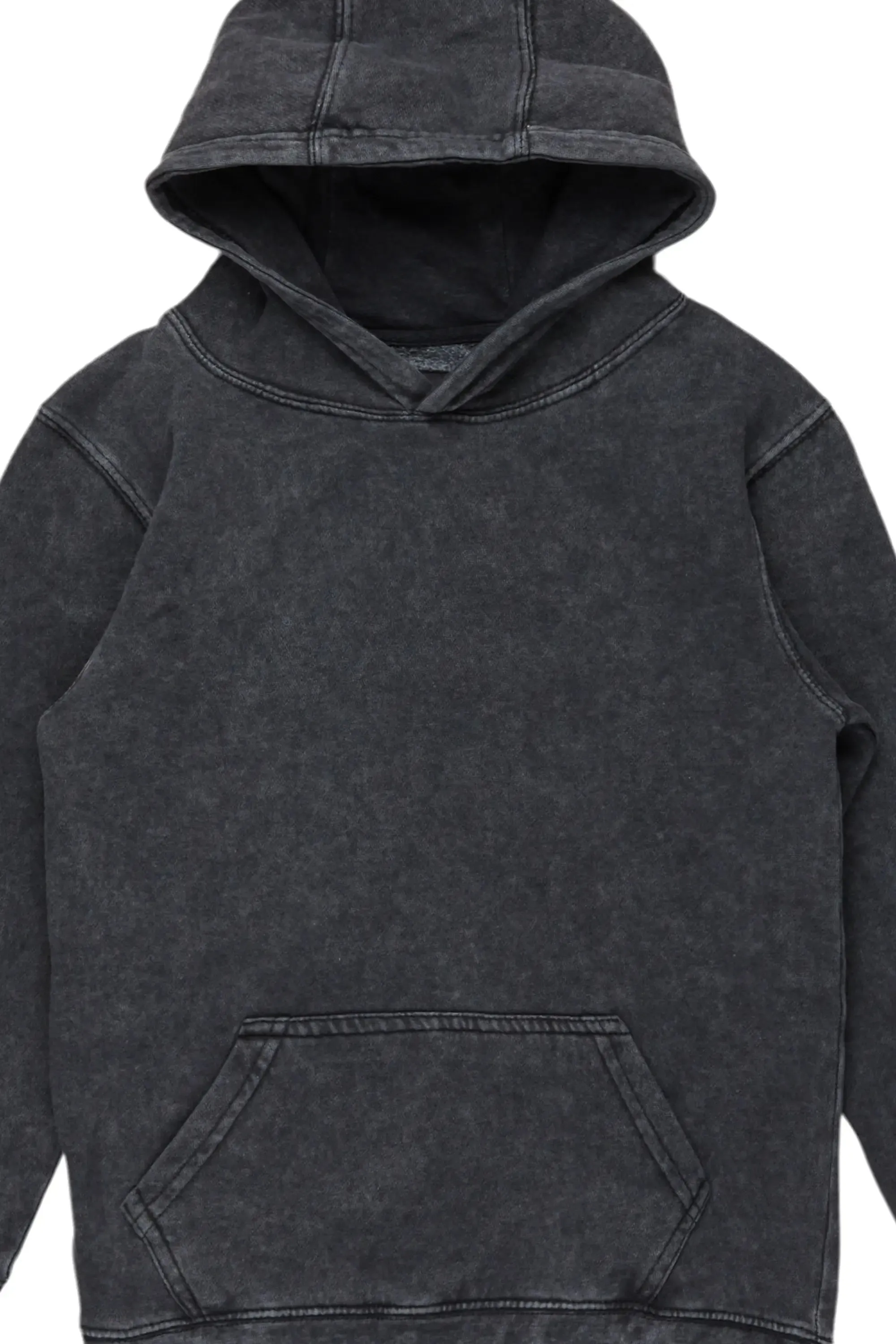 Boys Vintage Black Basic Hoodie sold by Rockstar Original product image thumbnail 2