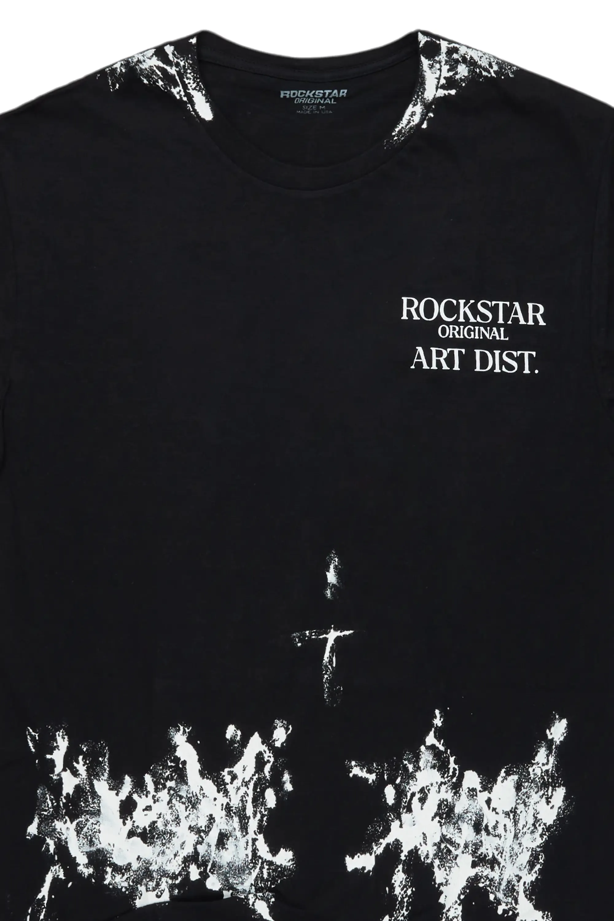 Pilan Black Muscle Graphic T-Shirt sold by Rockstar Original product image thumbnail 5