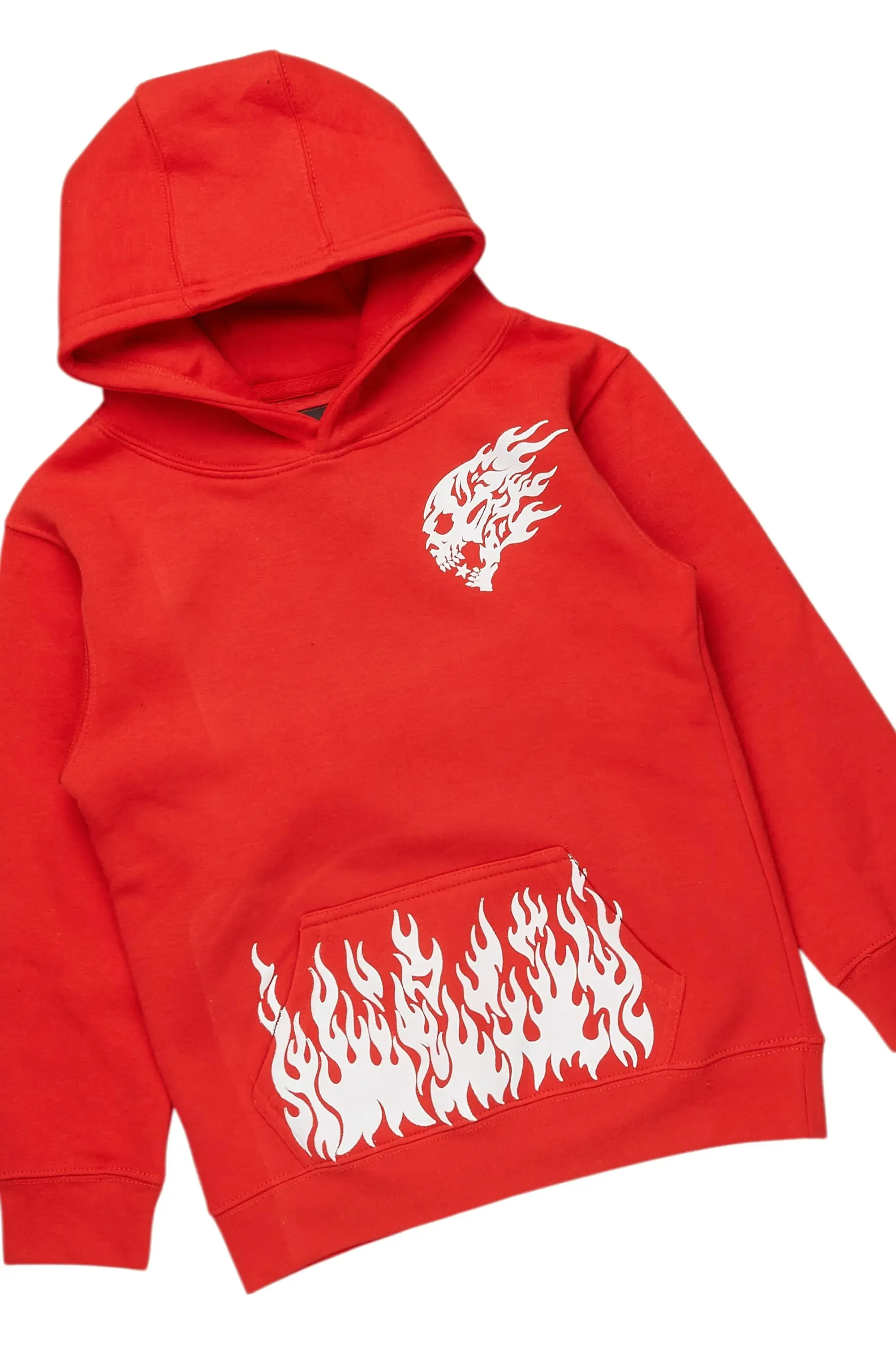 Boys Bubble Red Hoodie/Stacked Flare Jean Set sold by Rockstar Original product image thumbnail 2
