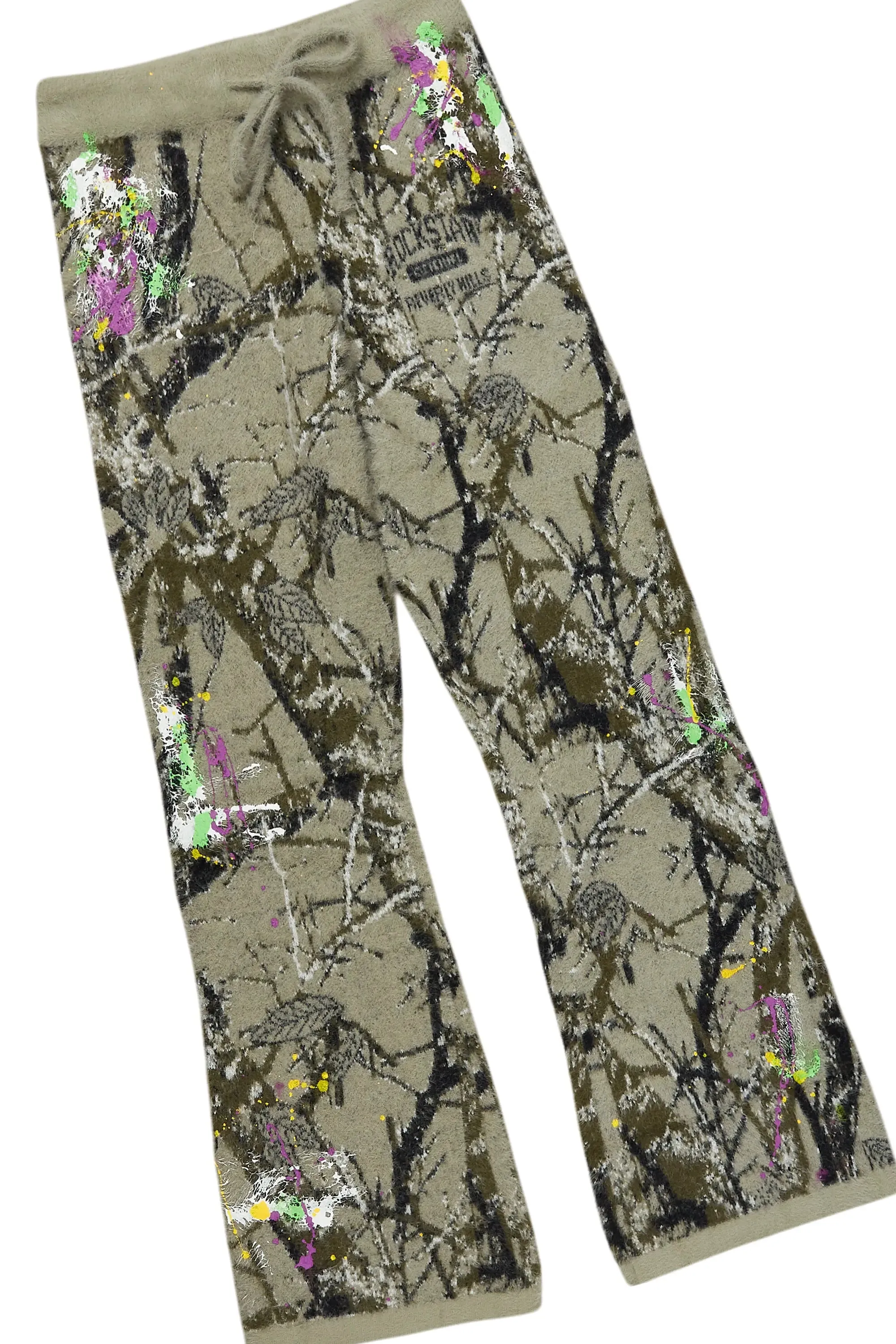 Boys Orson Tree Camo Stacked Flare Knitted Mohair Track Set sold by Rockstar Original product image thumbnail 4