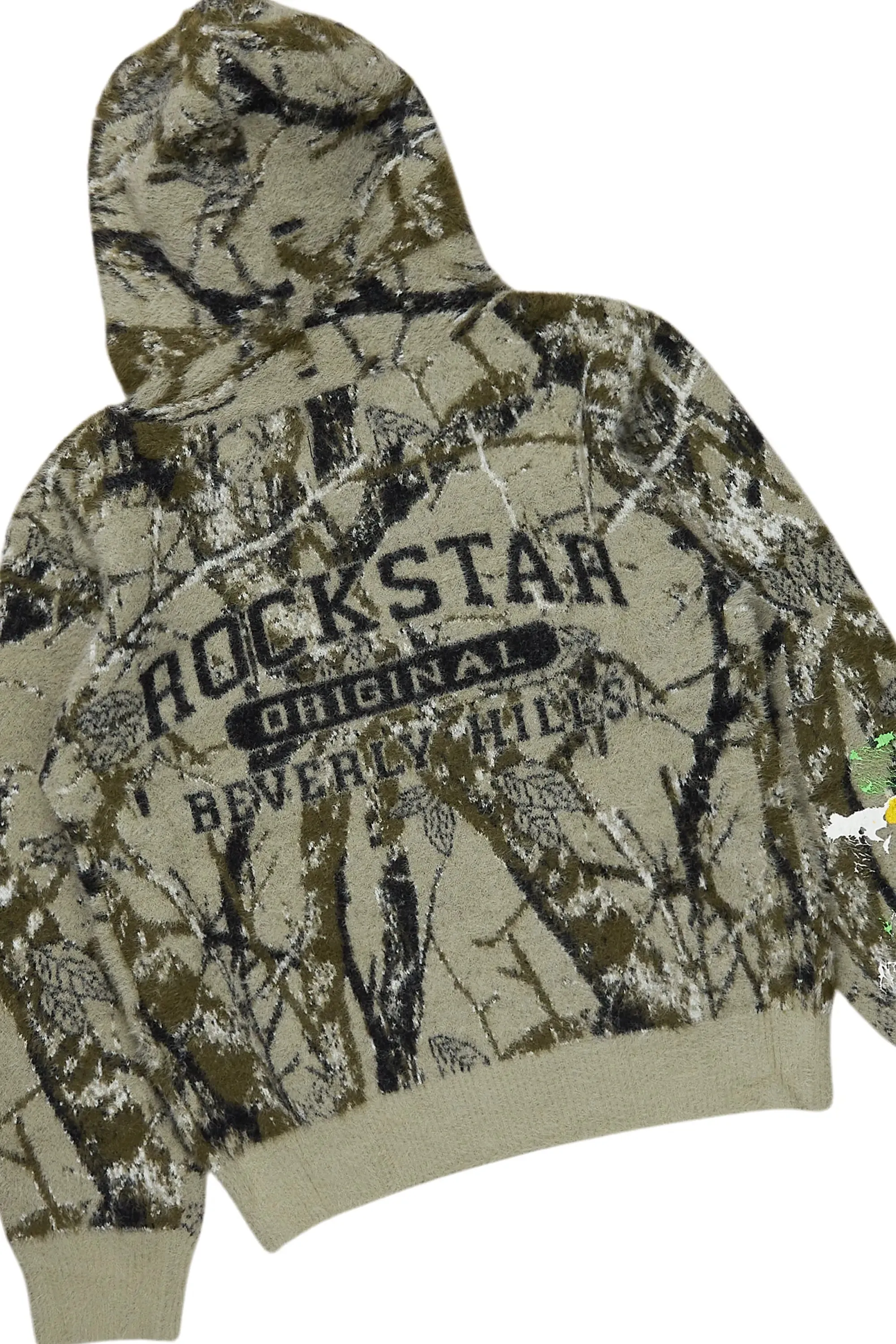 Boys Orson Tree Camo Stacked Flare Knitted Mohair Track Set sold by Rockstar Original product image thumbnail 3