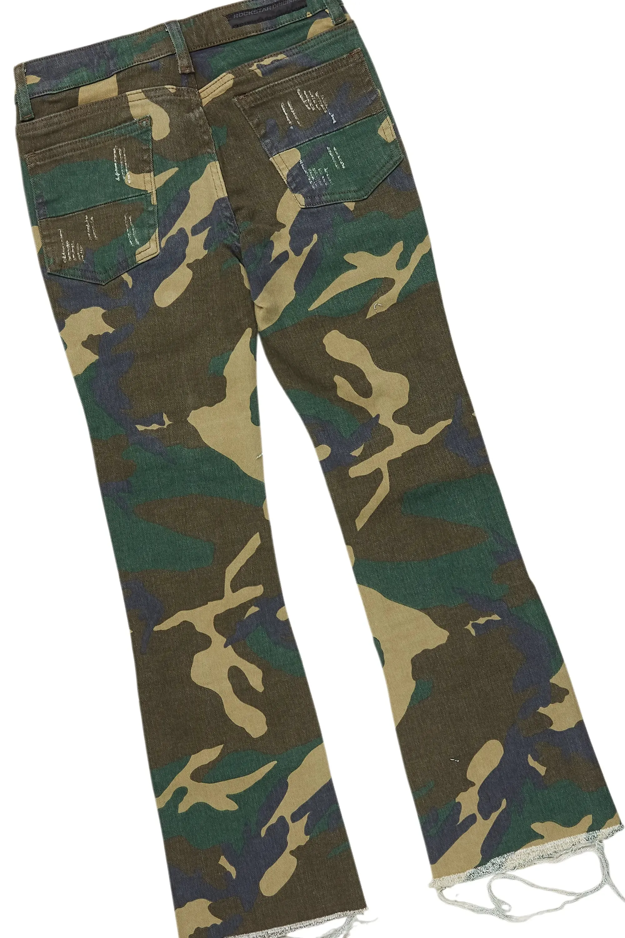 Boys Augustus Vintage Black Hoodie/Stacked Flare Jean Set sold by Rockstar Original product image thumbnail 4