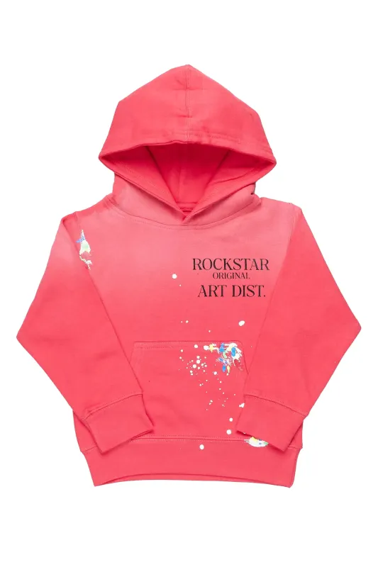 Girls Artie Fuchsia Graphic Hoodie sold by Rockstar Original