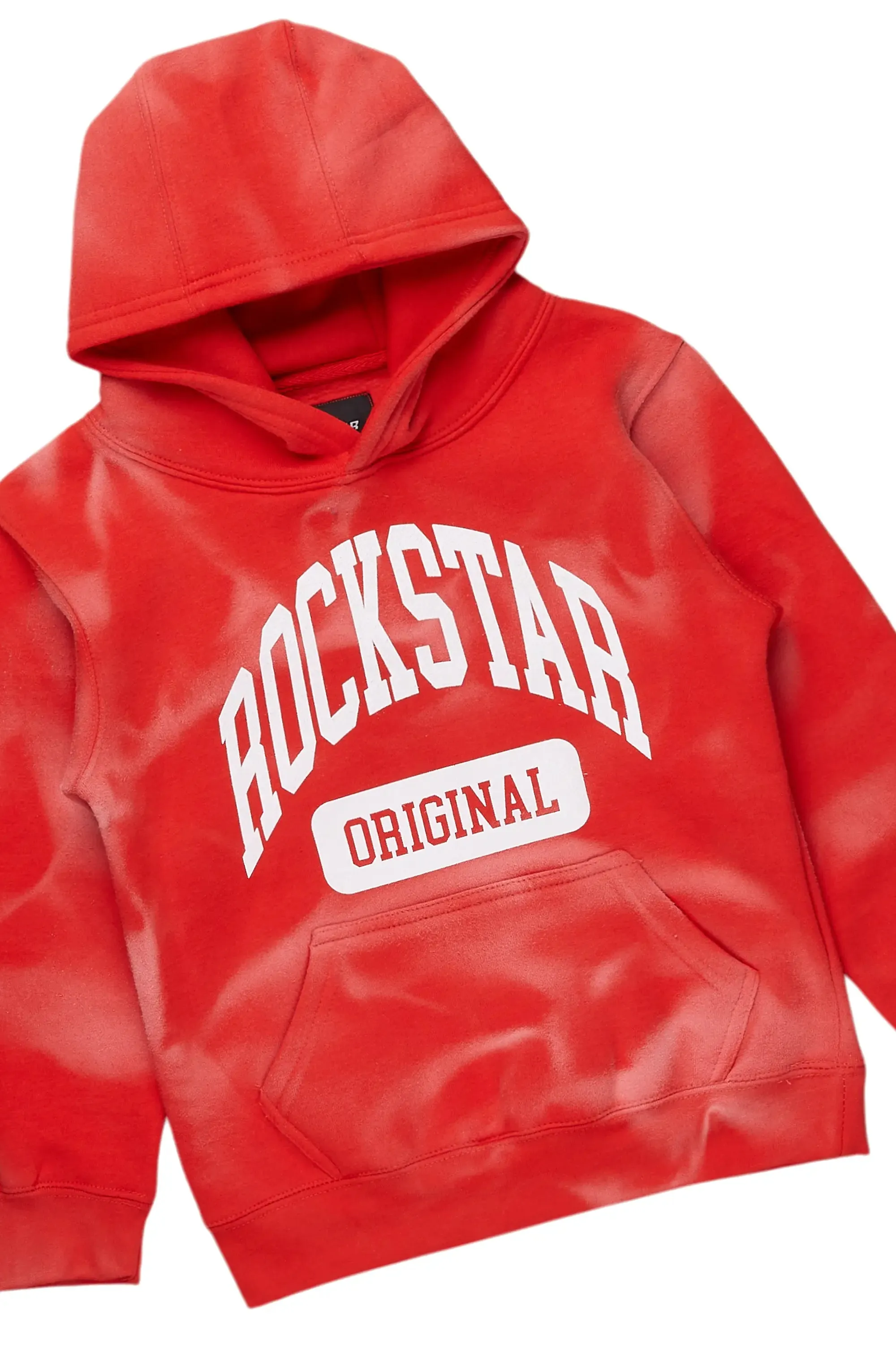 Boys Member Red/Black Hoodie/Stacked Flare Jean Set sold by Rockstar Original product image thumbnail 2