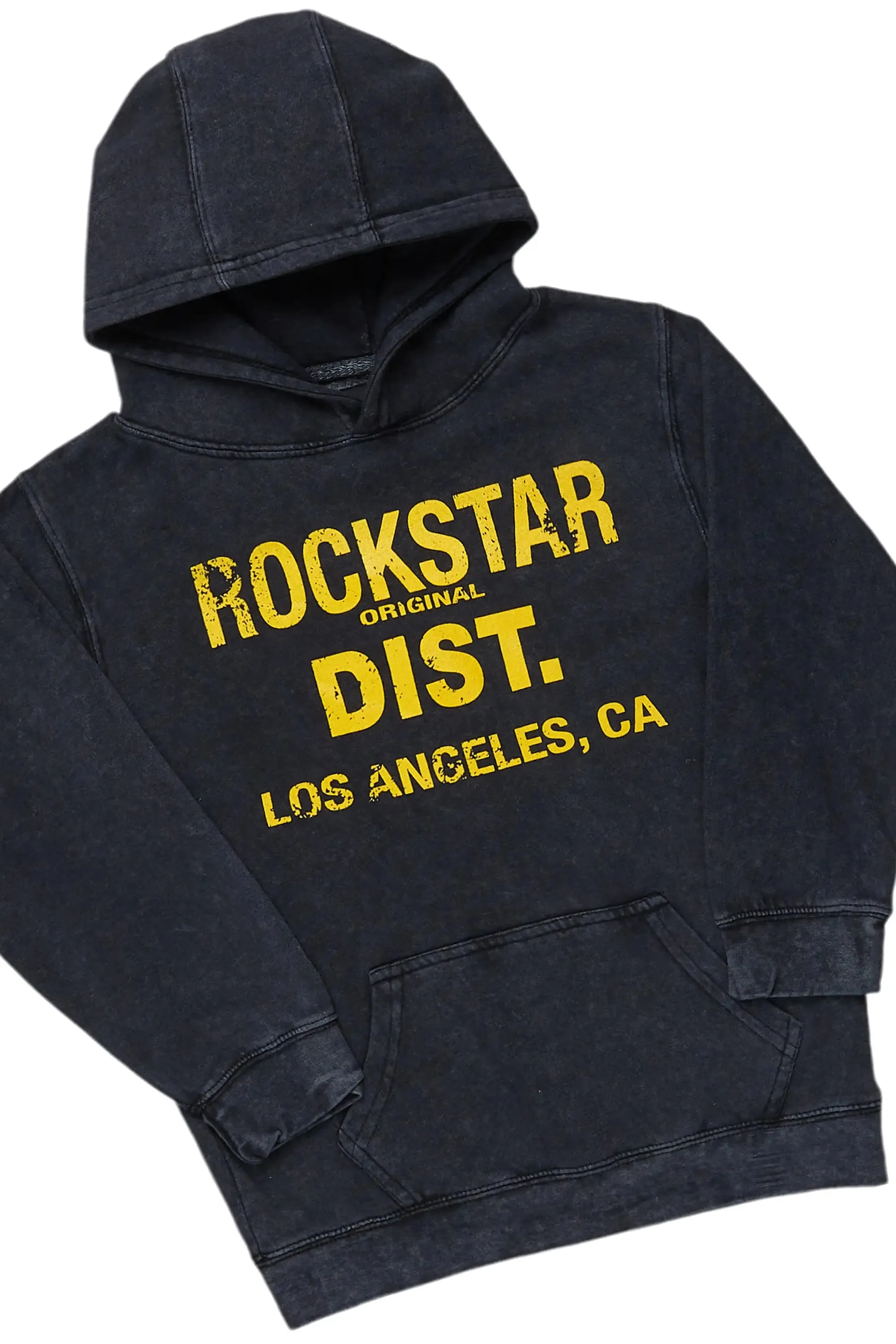 Boys Koen Black/Camo Hoodie/Stacked Flare Jean Set sold by Rockstar Original product image thumbnail 2