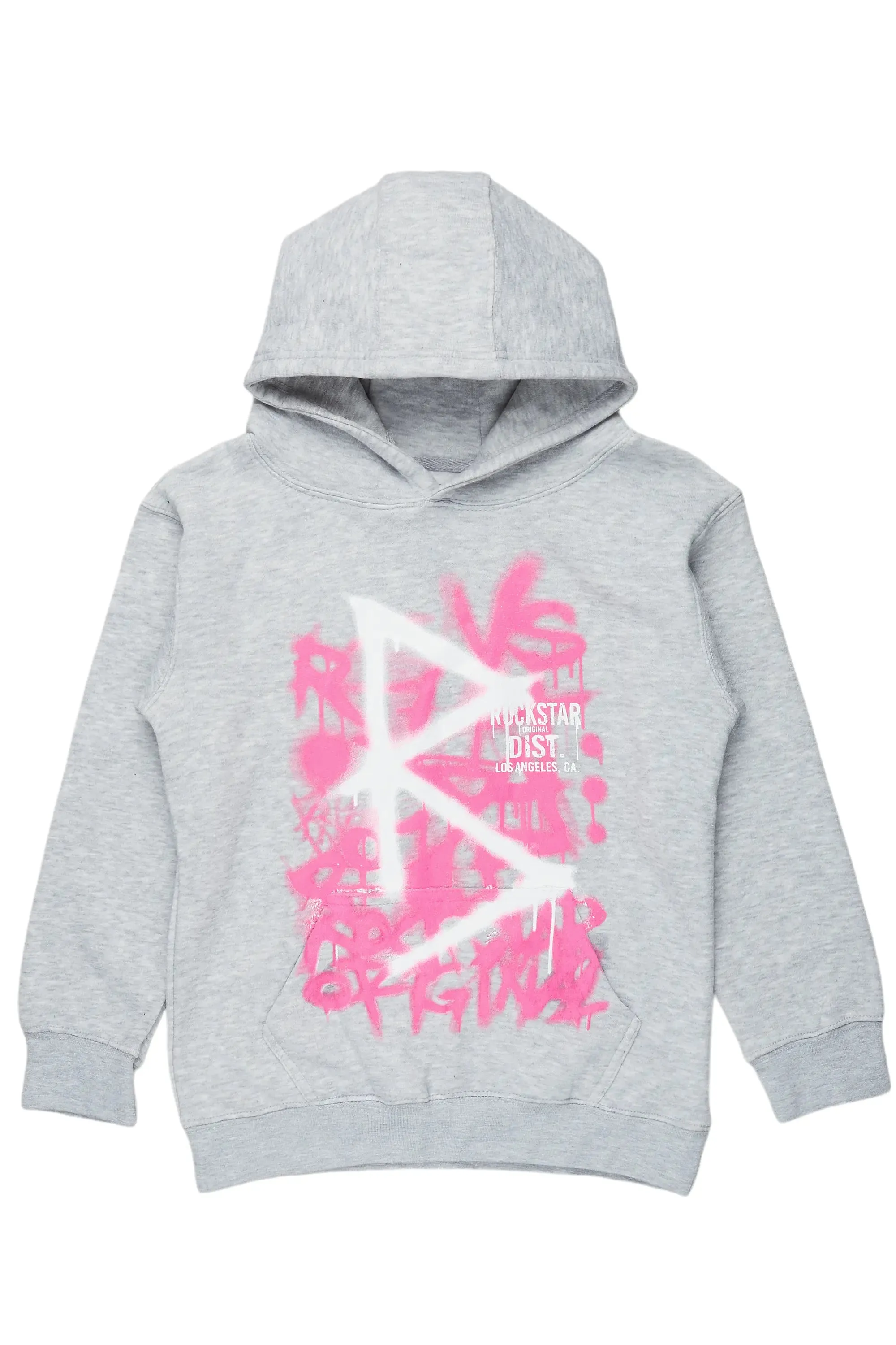 Girls Nahomy Grey Graphic Hoodie sold by Rockstar Original