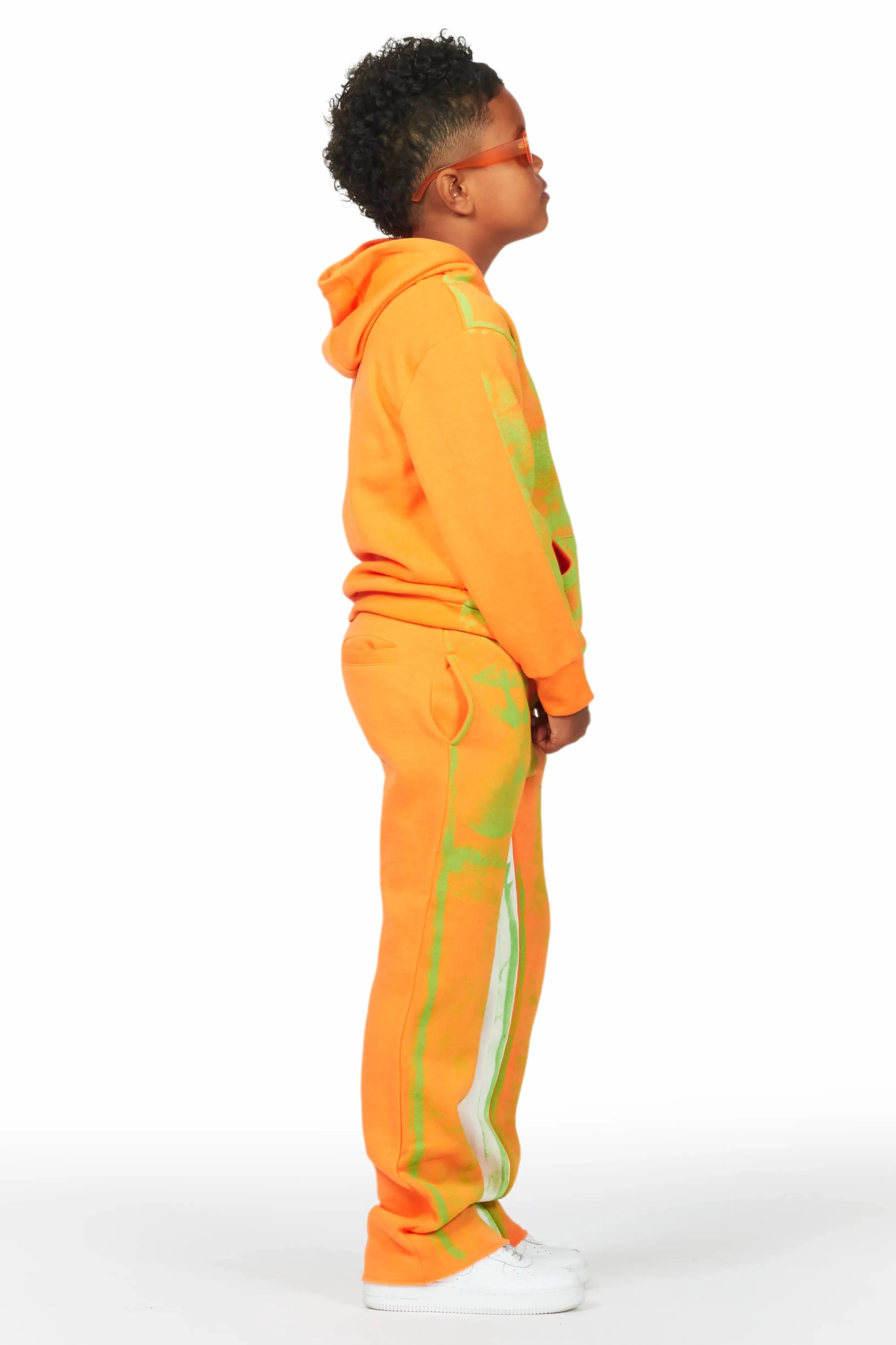 Boys Rue Orange Baggy Fit Pant Set sold by Rockstar Original product image thumbnail 3