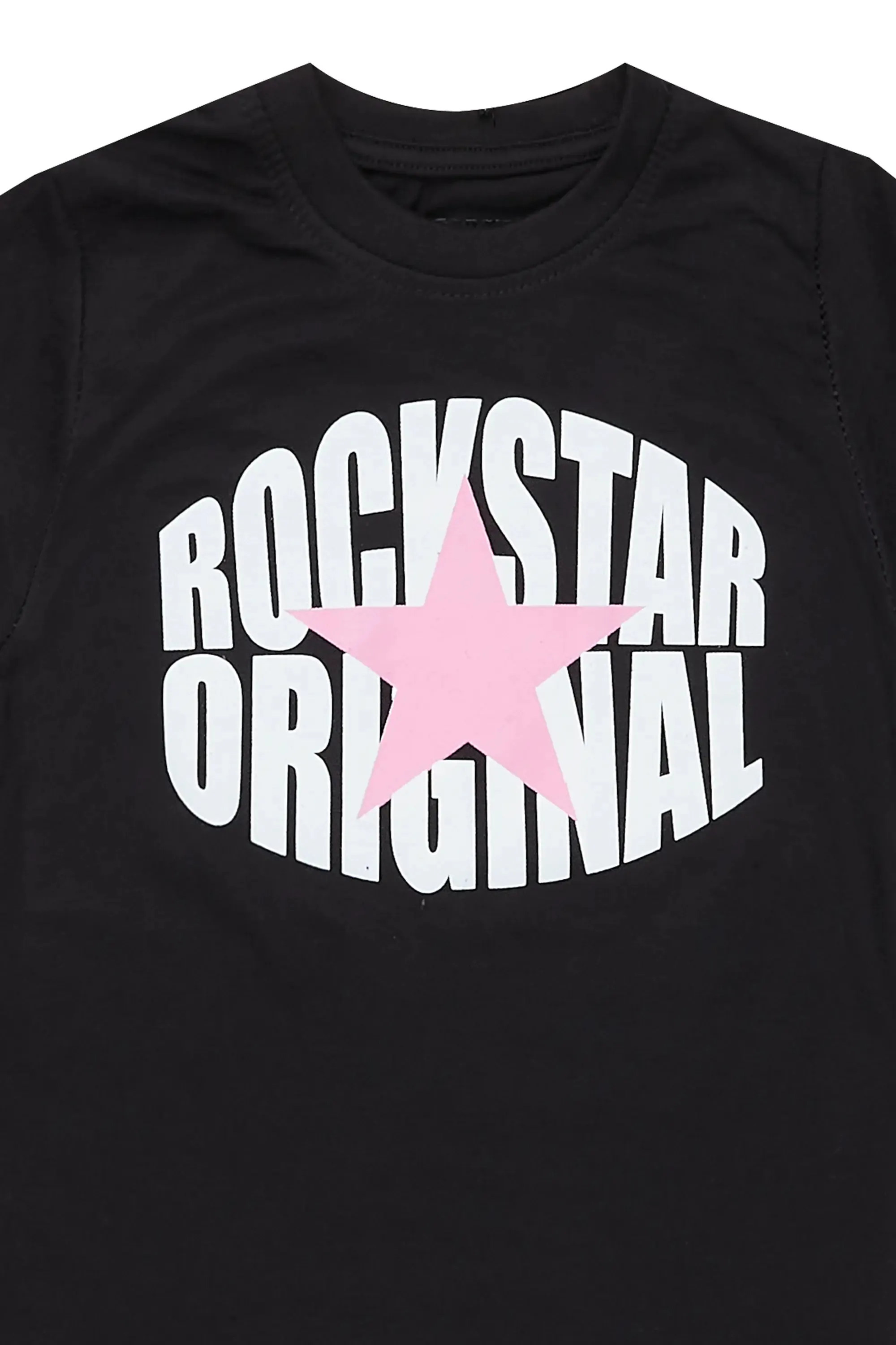 Girls Mia Black Graphic T-Shirt sold by Rockstar Original product image thumbnail 2
