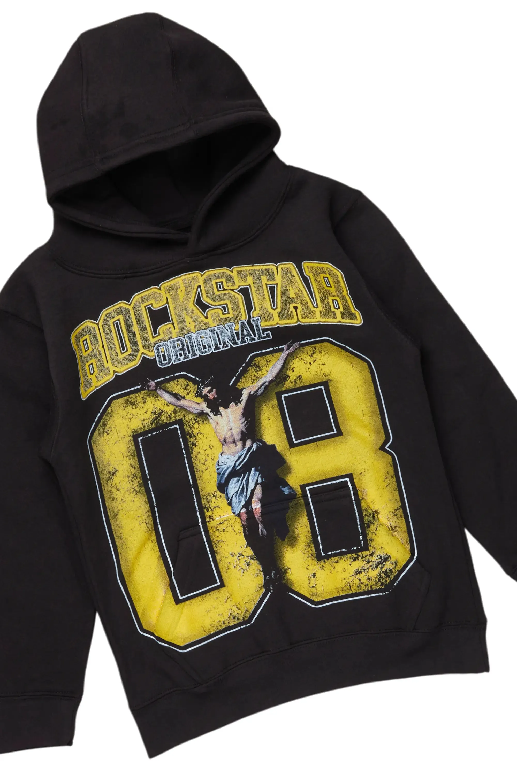 Boys Fields Black Hoodie/Stacked Flare Jean Set sold by Rockstar Original product image thumbnail 2