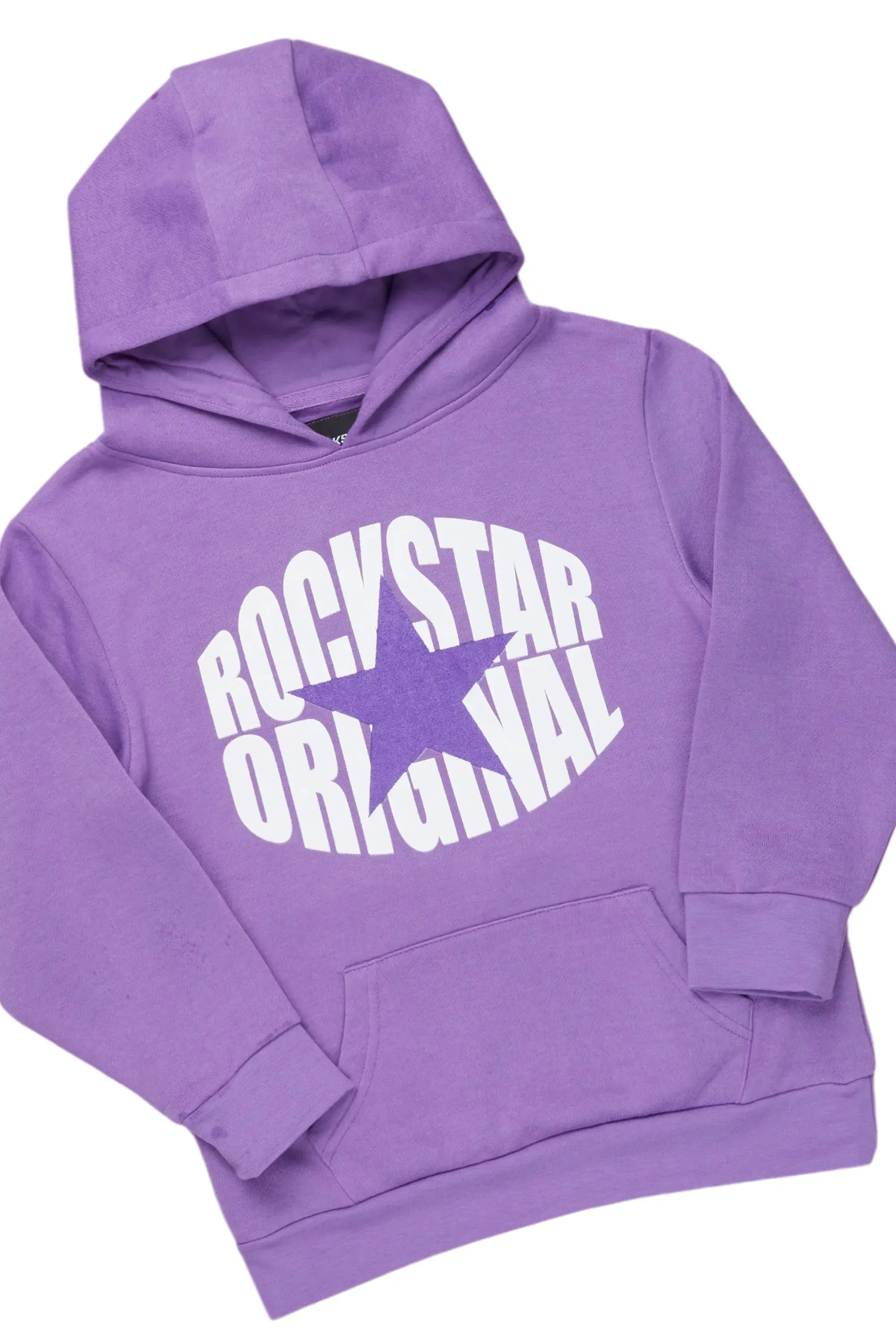 Girls Lucia Purple Baggy Fit Pant Set sold by Rockstar Original product image thumbnail 2