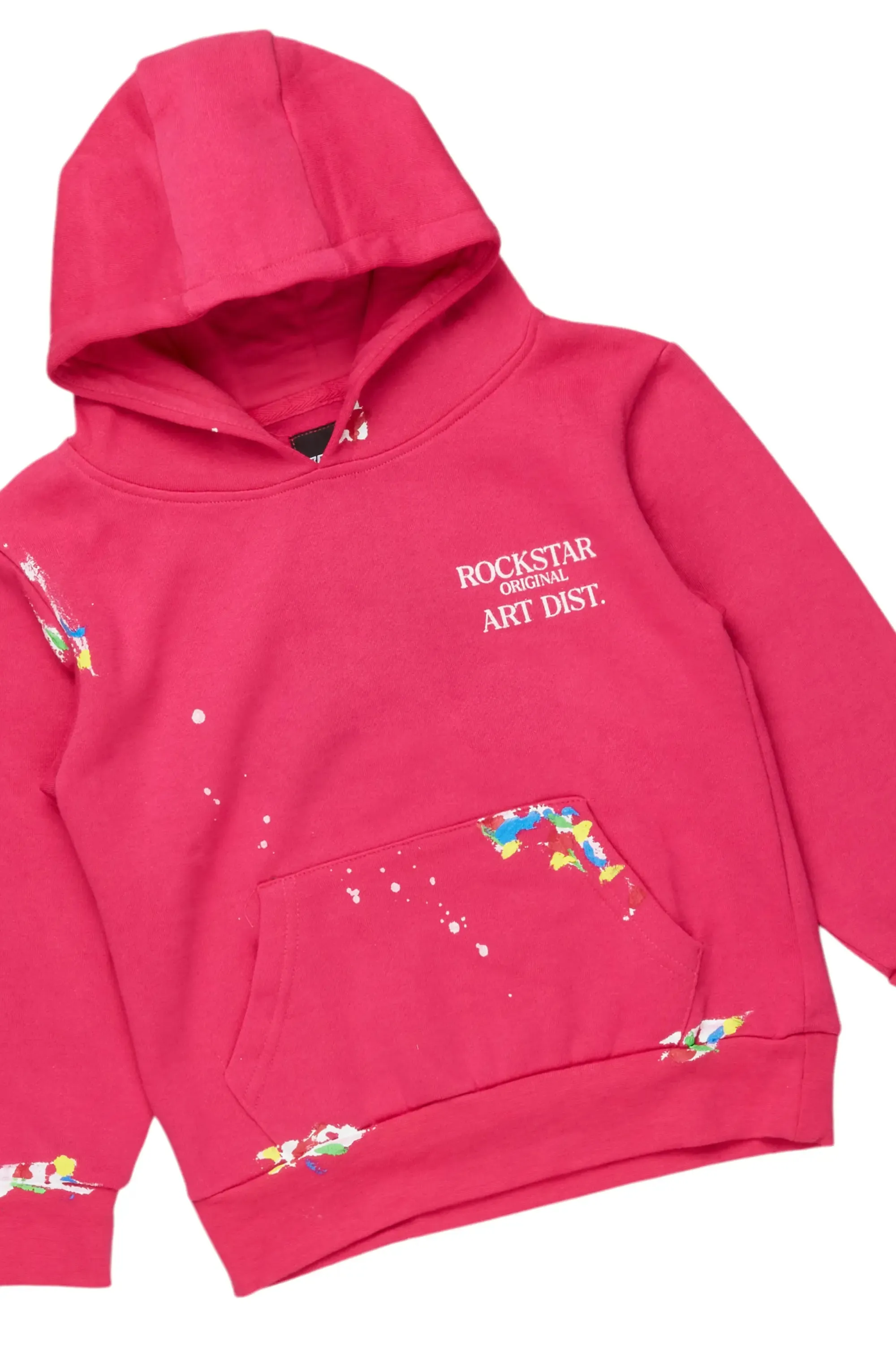 Girls Artie Fuchsia Baggy Fit Pant Set sold by Rockstar Original product image thumbnail 2