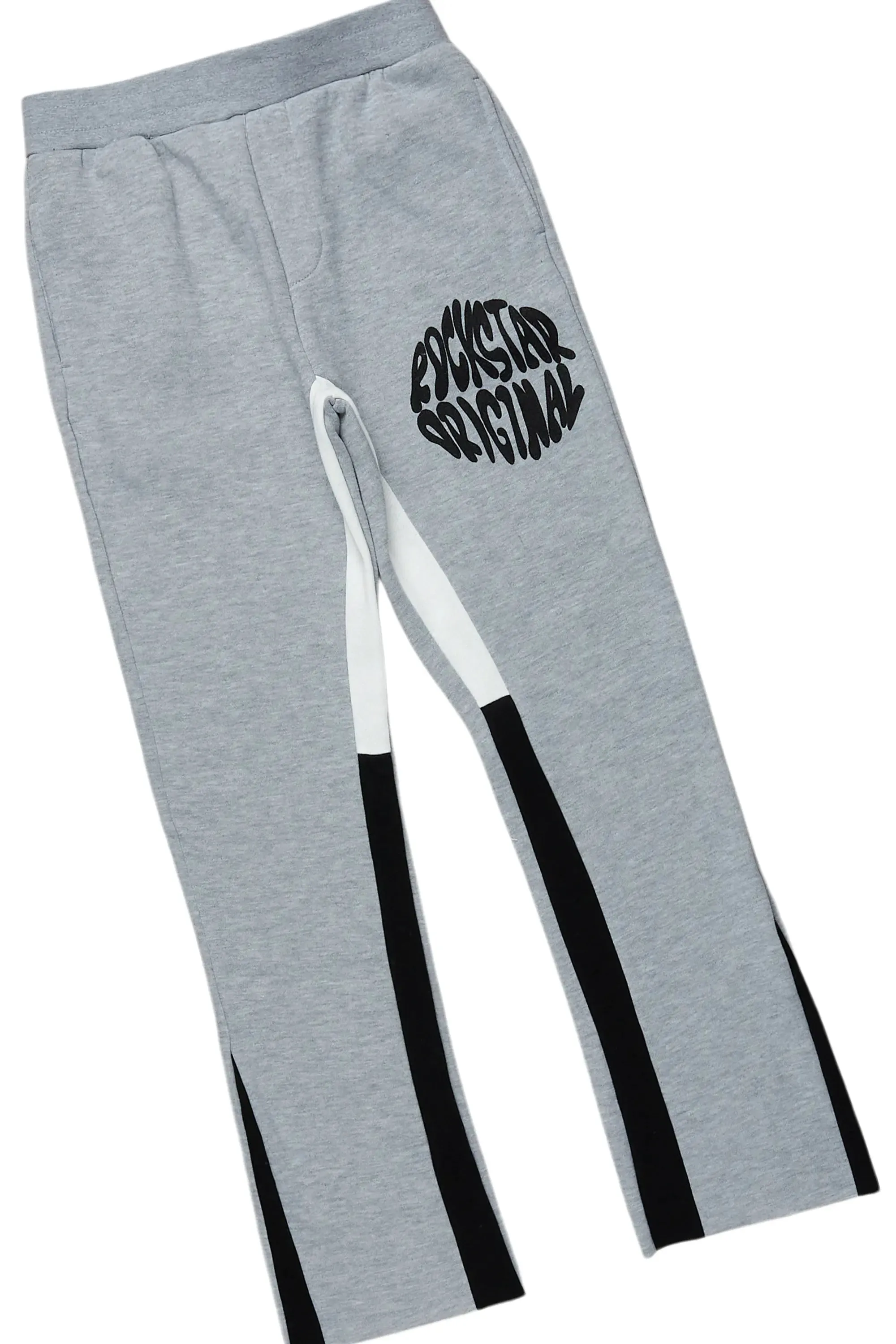 Boys Thierry Grey Stacked Pant Set sold by Rockstar Original product image thumbnail 3