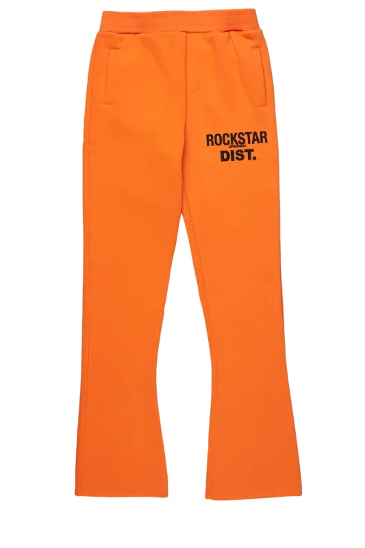 Boys Alpine Orange Stacked Trackpant sold by Rockstar Original