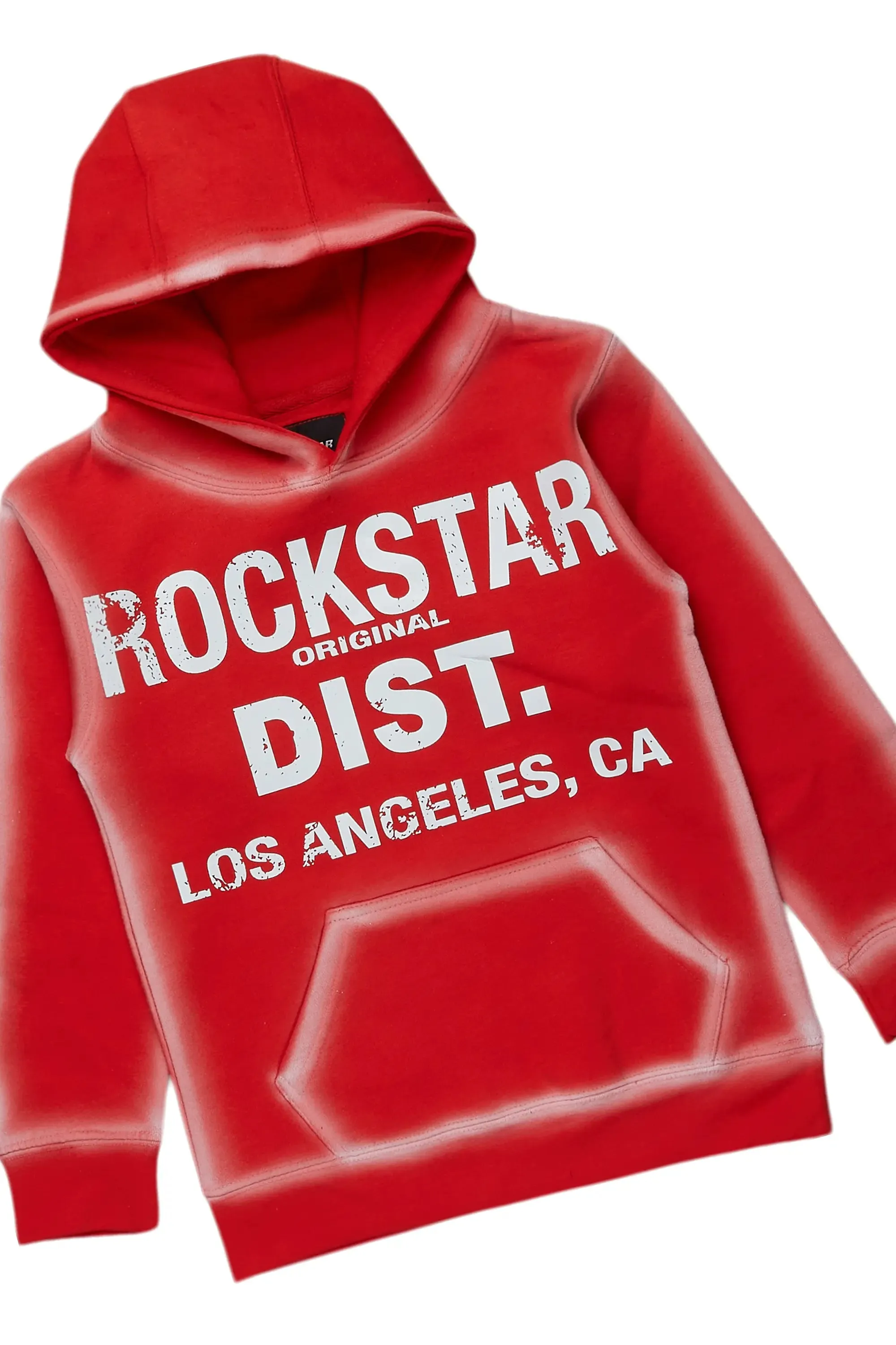 Boys Bridger Red/Tree Camo Hoodie/Stacked Flare Jean Set sold by Rockstar Original product image thumbnail 2