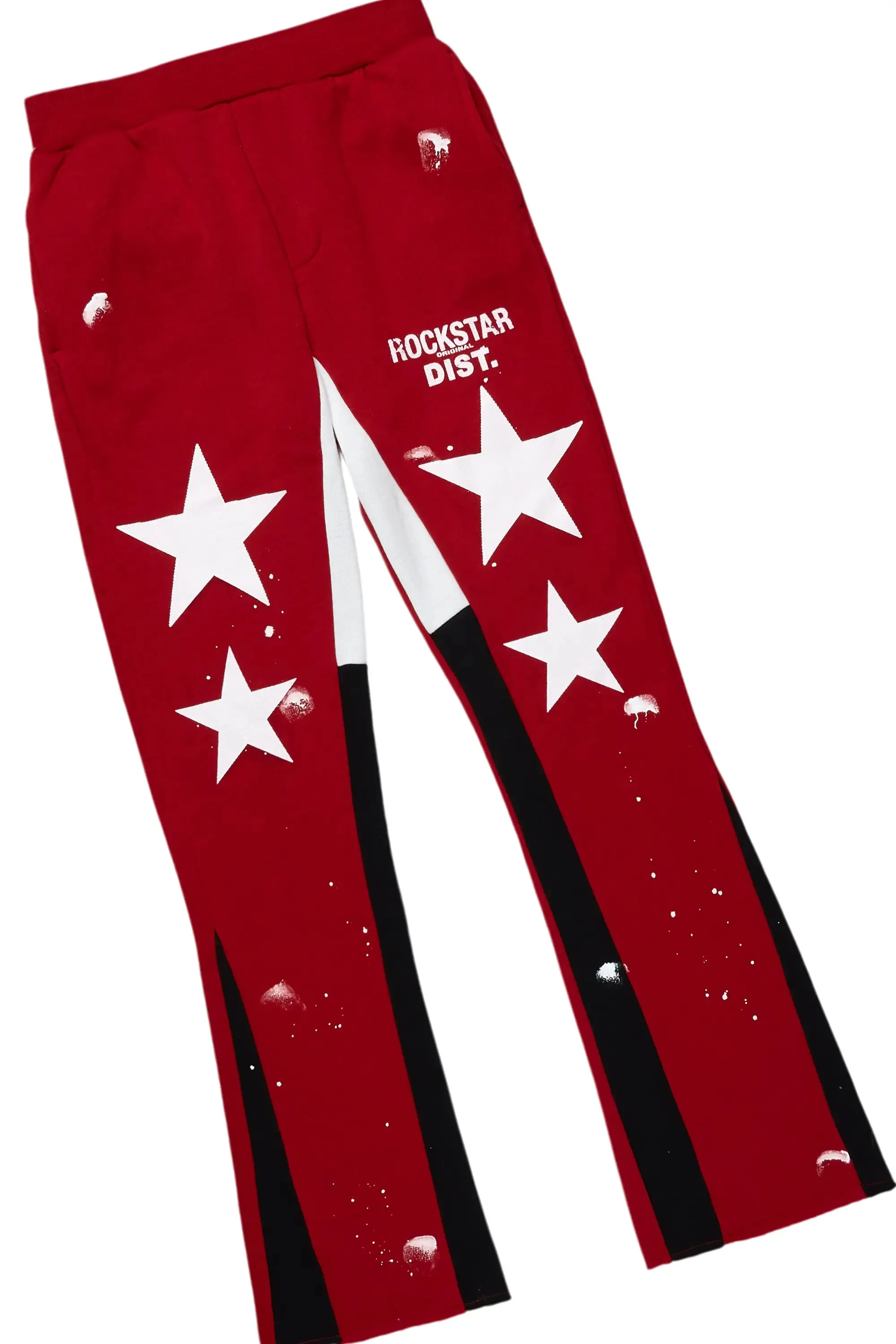 Boys Bowie Burgundy Stacked Pant Set sold by Rockstar Original product image thumbnail 3
