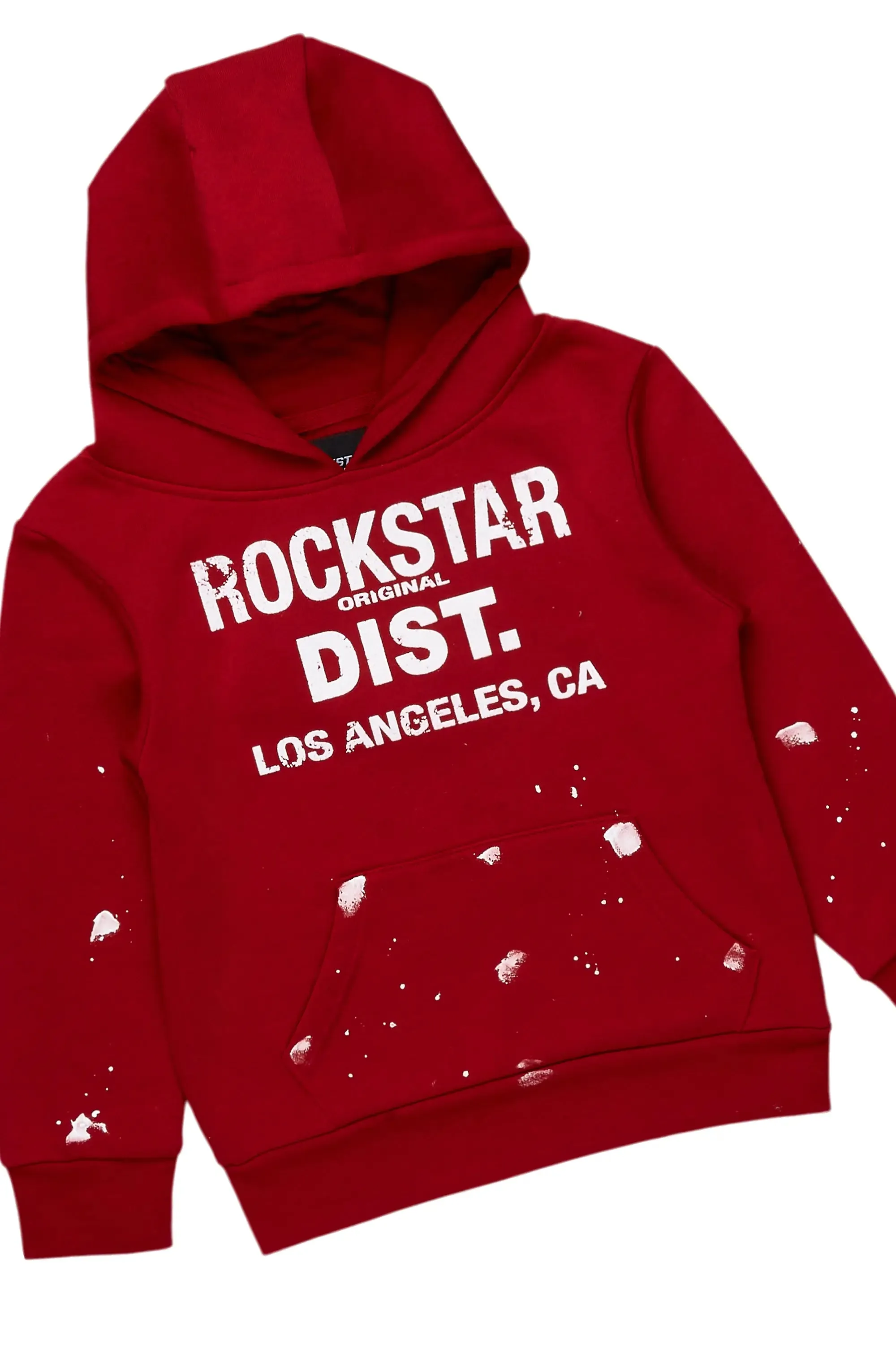 Boys Bowie Burgundy Stacked Pant Set sold by Rockstar Original product image thumbnail 2