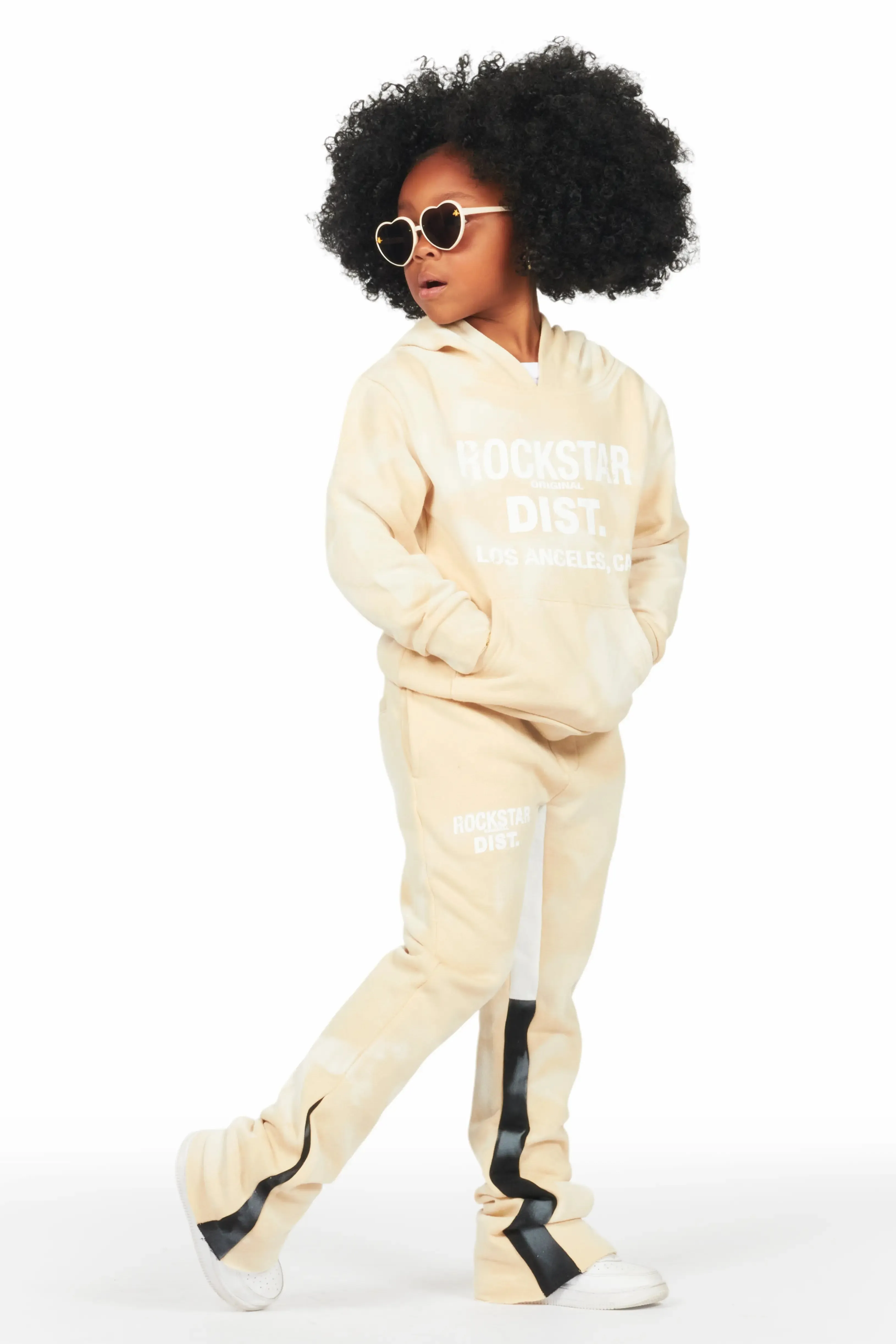 Girls Zenny Beige Stacked Pant Set sold by Rockstar Original product image thumbnail 4
