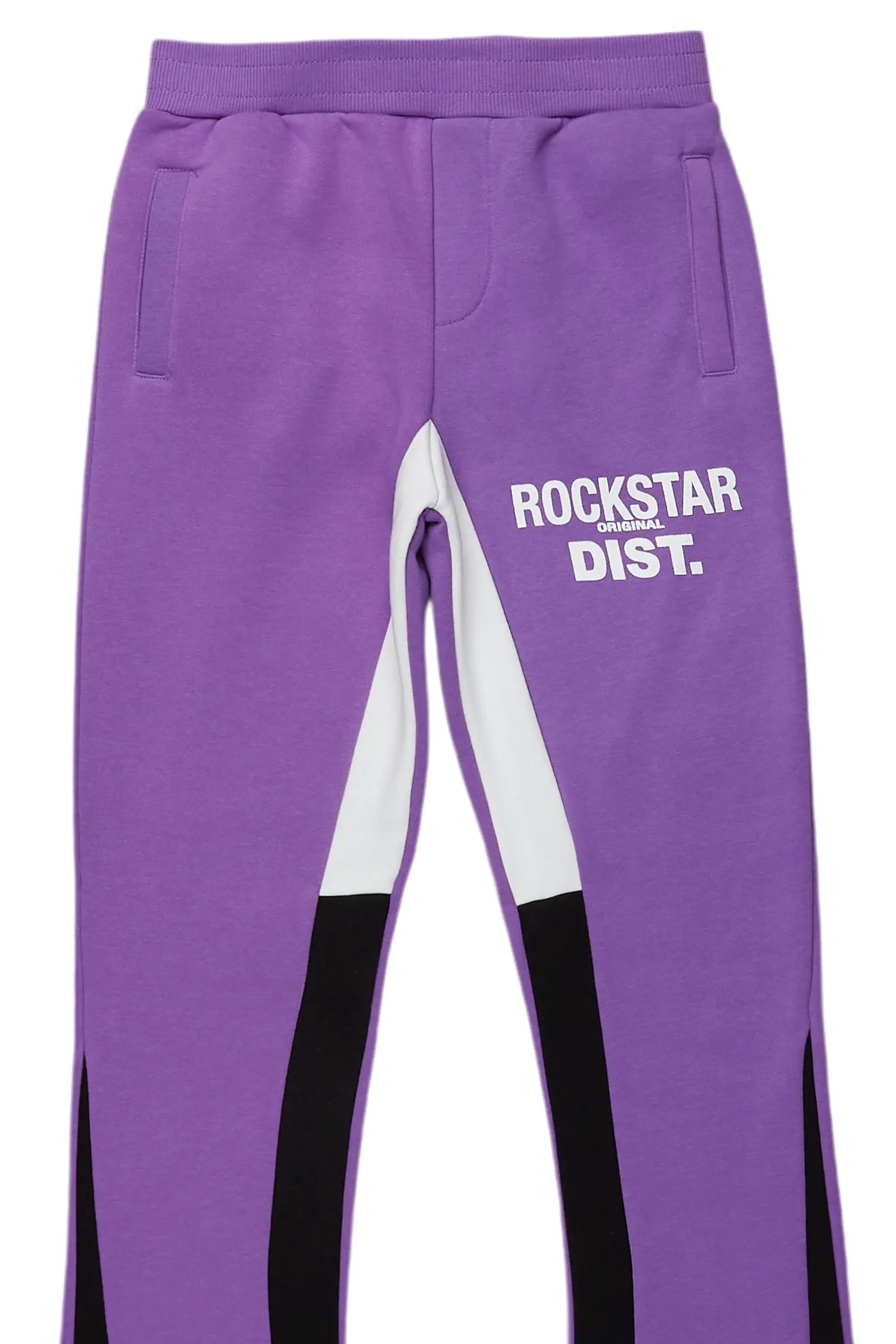 Boys Alpine Purple Stacked Trackpant sold by Rockstar Original product image thumbnail 2