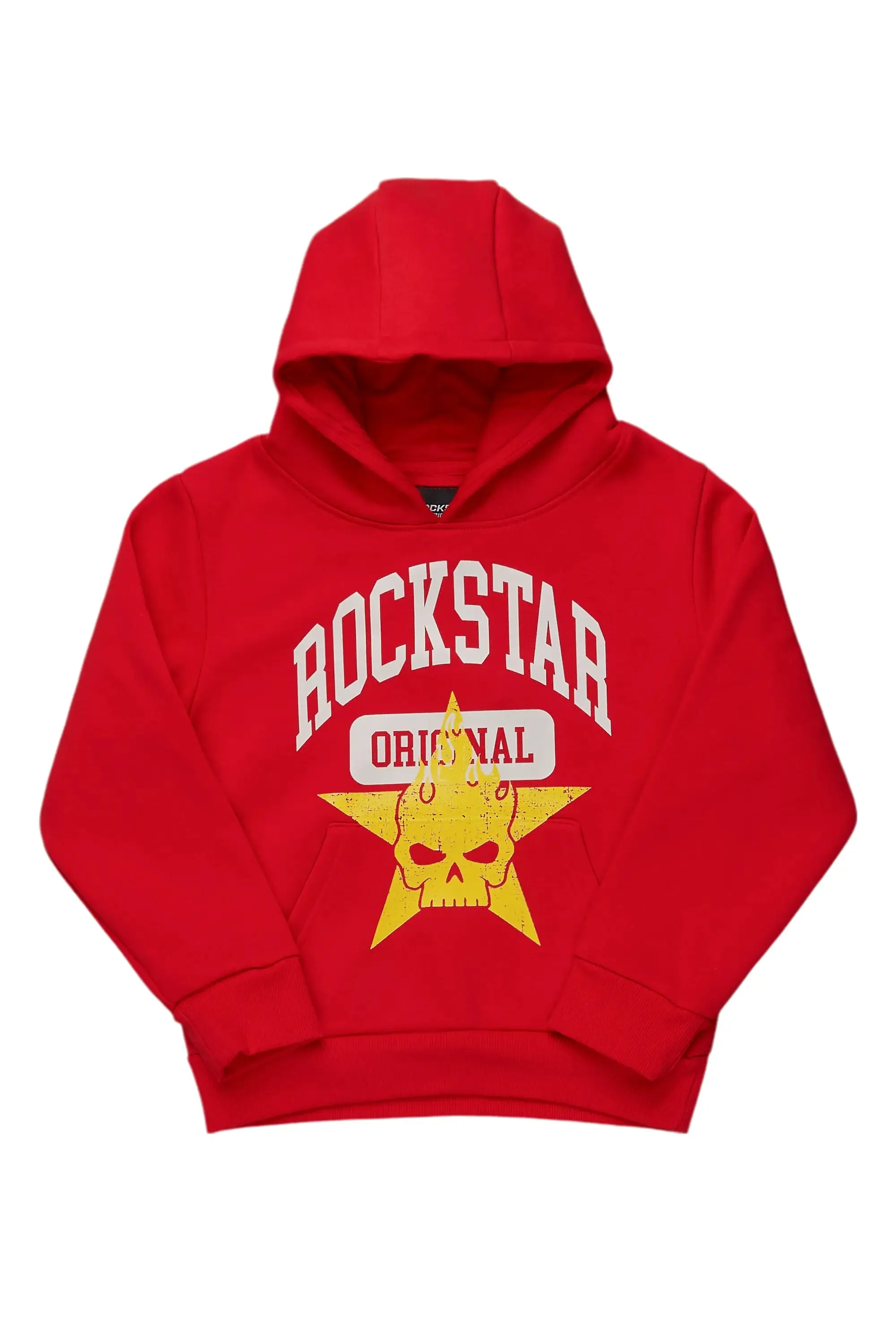 Boys Semaj Red Graphic Hoodie sold by Rockstar Original