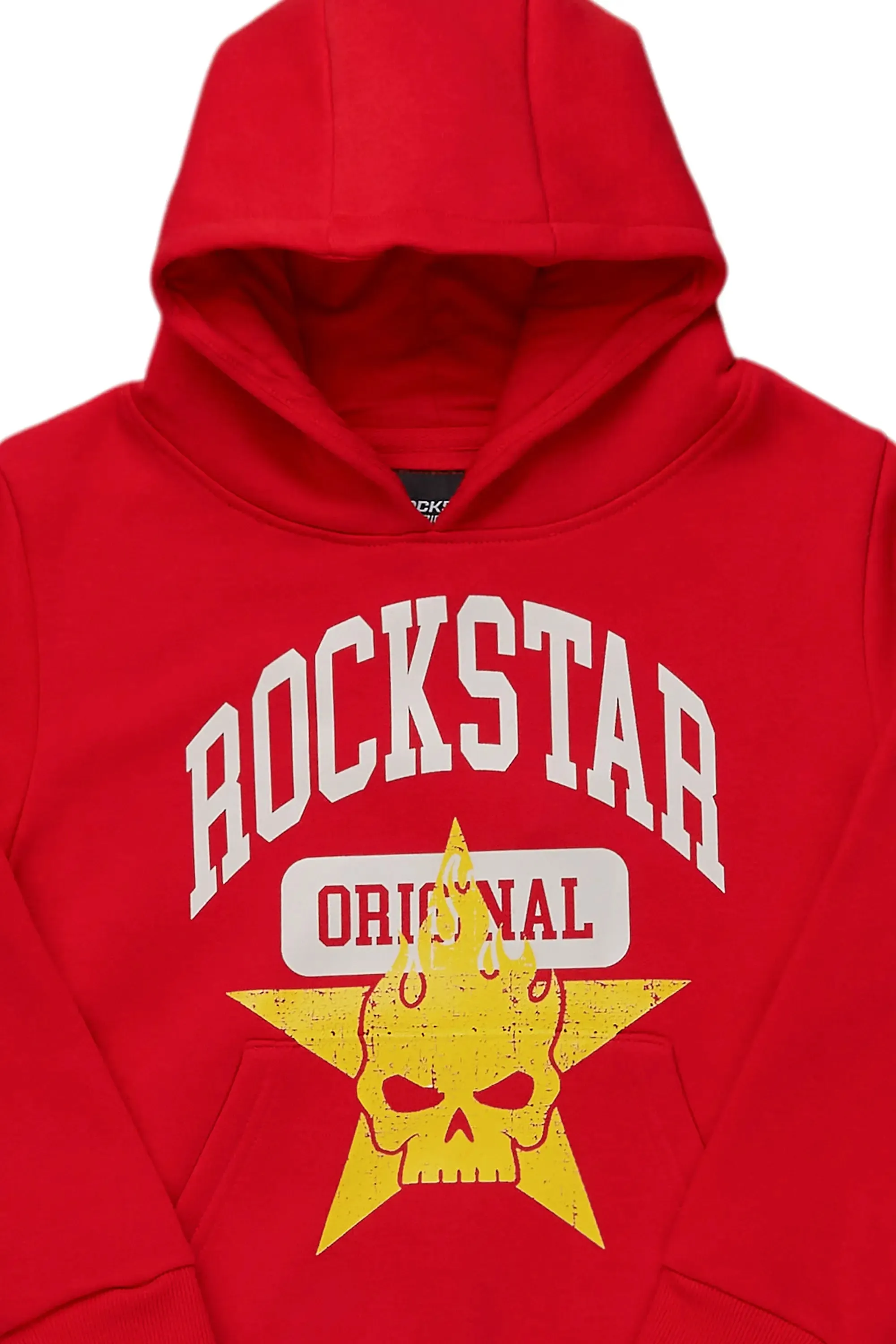 Boys Semaj Red Graphic Hoodie sold by Rockstar Original product image thumbnail 2